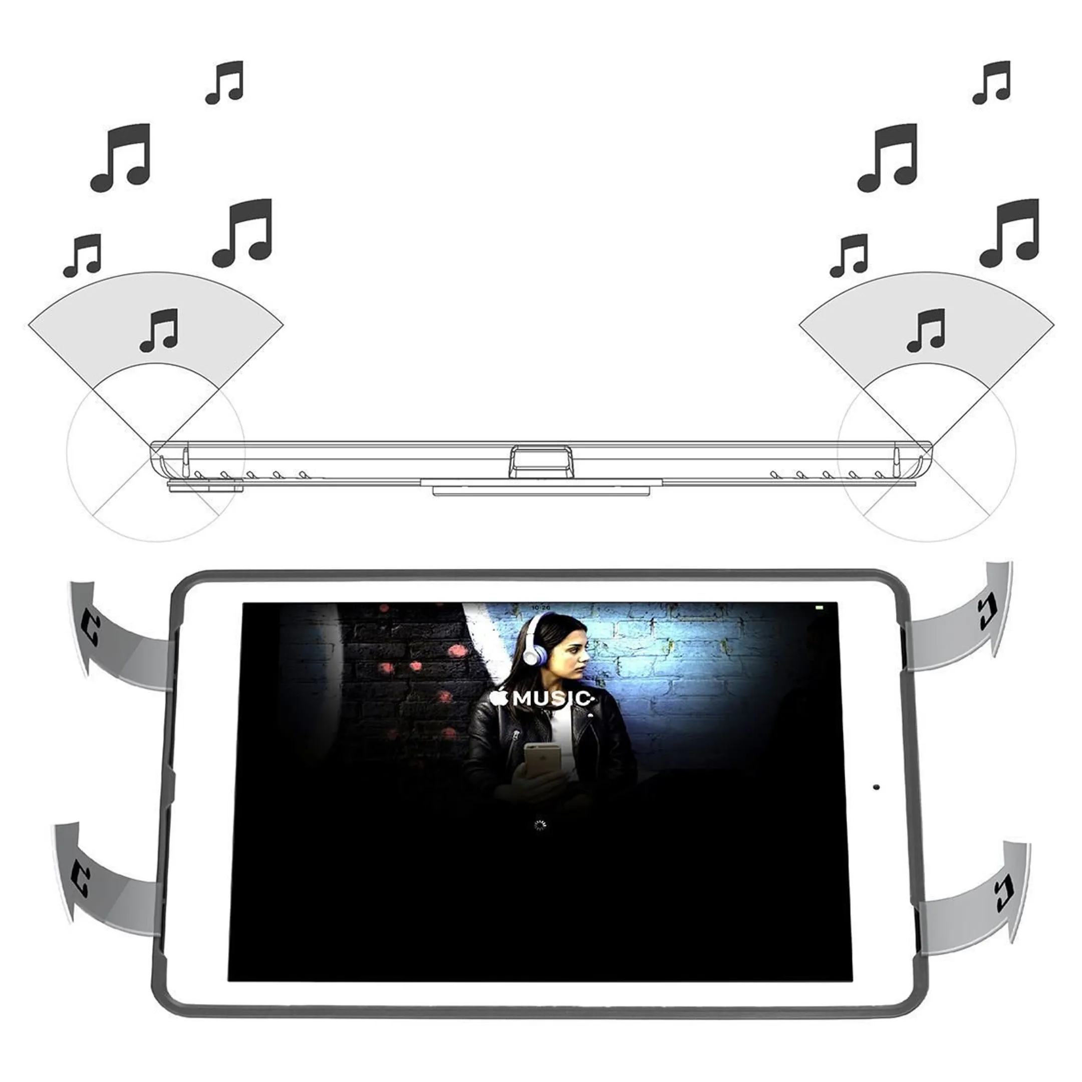 Targus Pro-Tek iPad Pro 10.5" Folioblad Zwart image