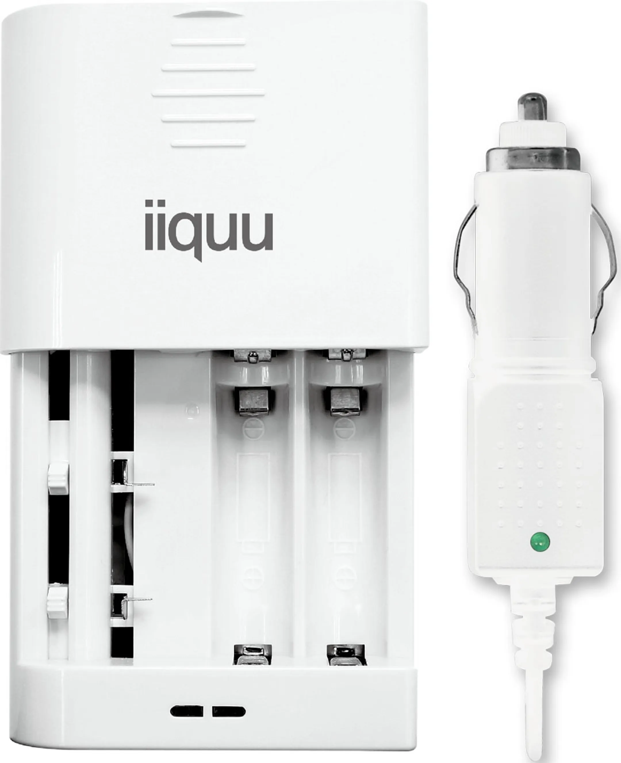 GP iiquu BCDW03 Auto/Indoor battery charger Wit image