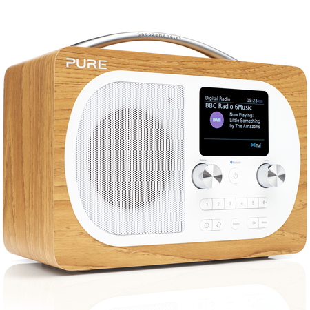 Pure Evoke H4 Dab Radio Eiken Hout pure kopen in de aanbieding