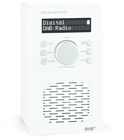 Scansonic P3000 Dab Radio Wit scansonic kopen in de aanbieding