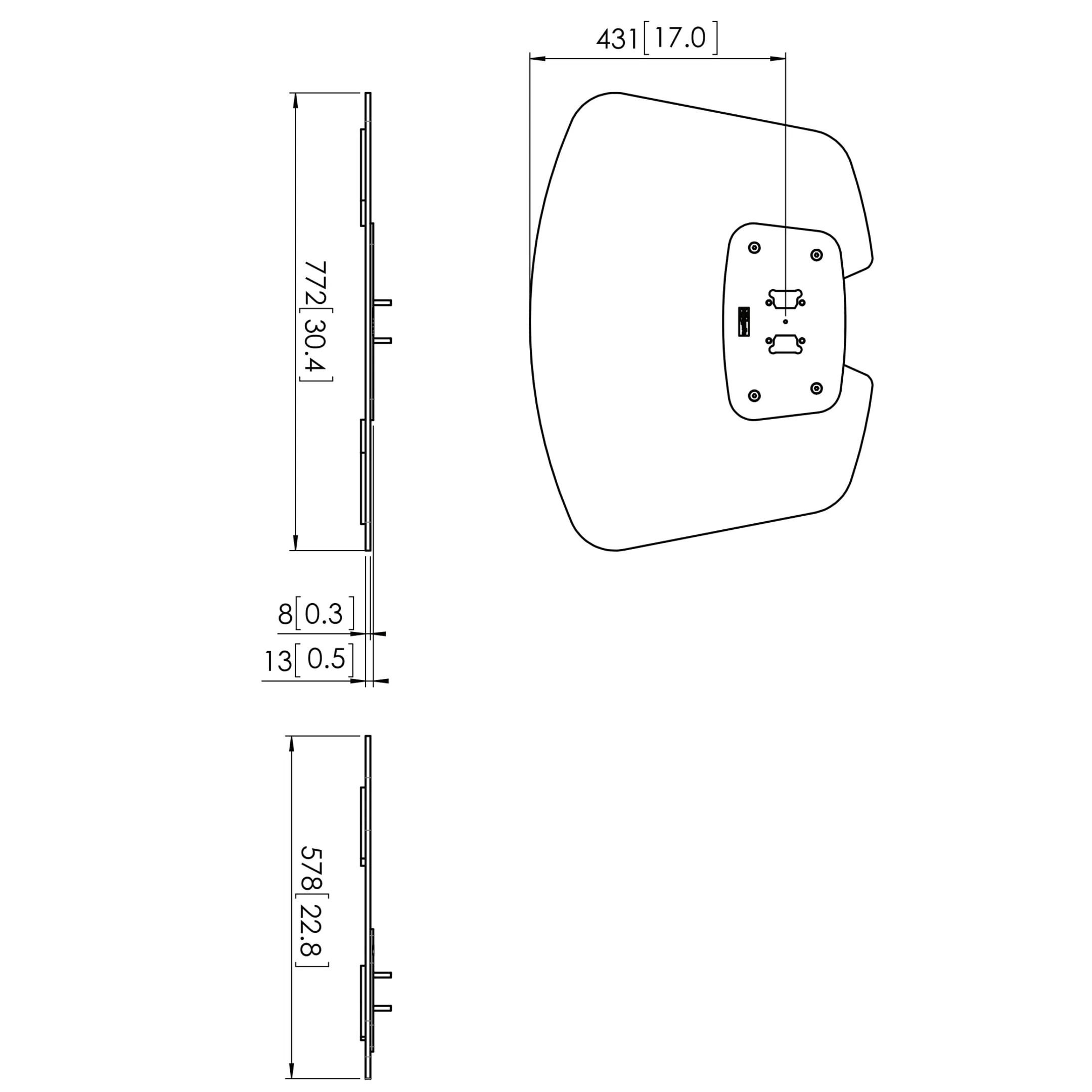 Vogels PFF 7020 Voetplaat image