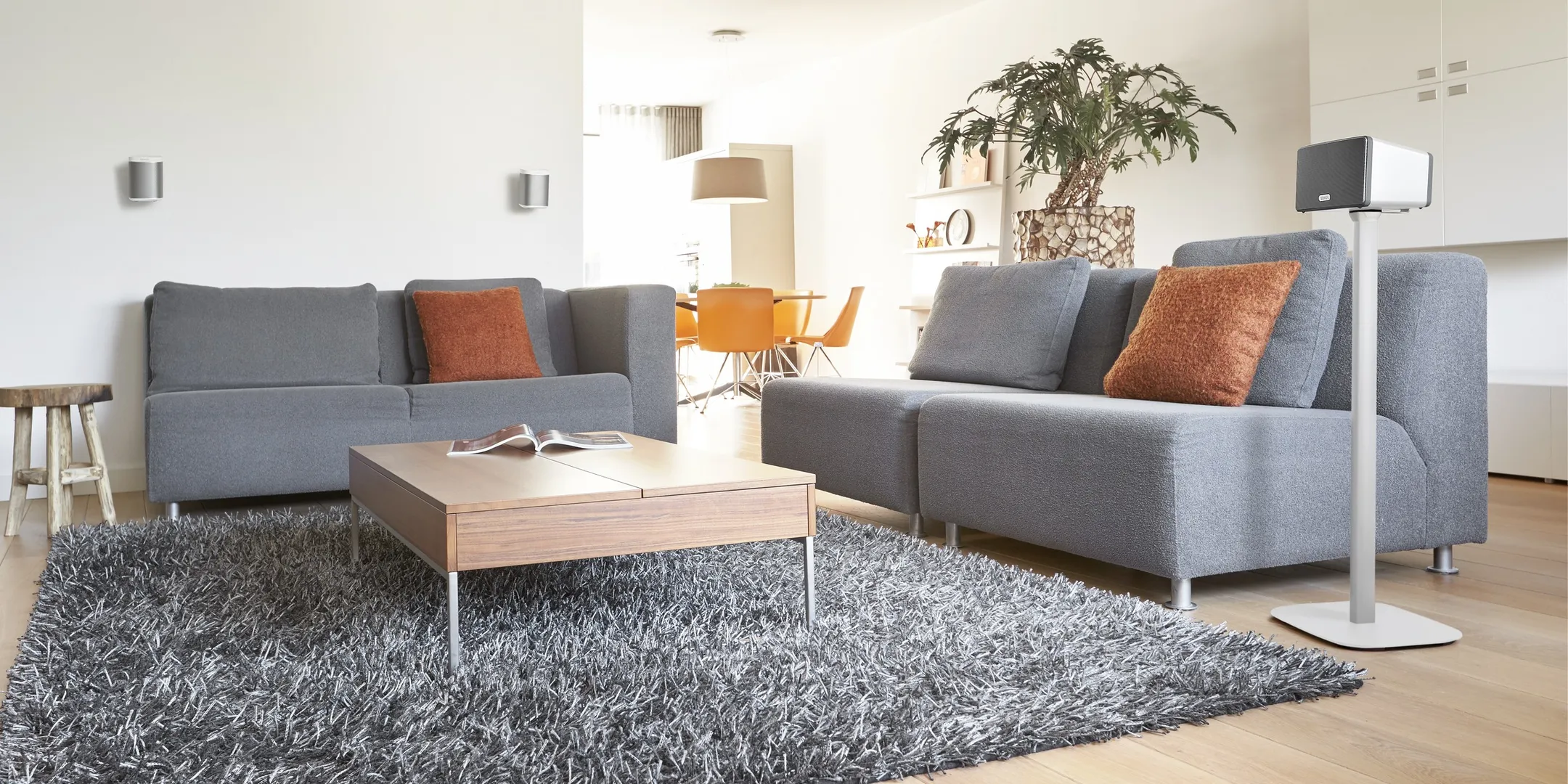 Vogels Vogel's SOUND 4201 - Support mural pour Sonos PLAY:1 (blanc) image