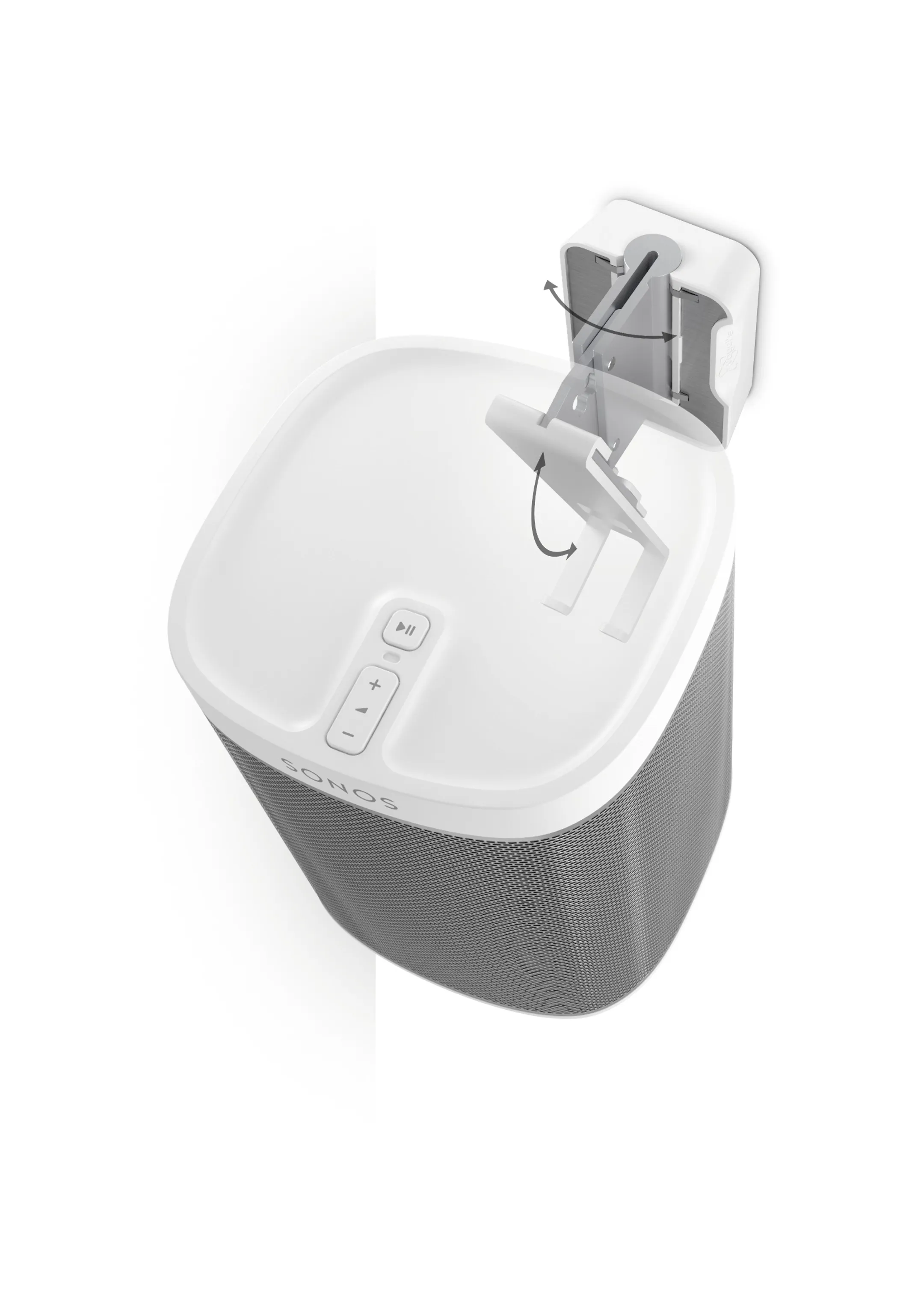 Vogels Vogel's SOUND 4201 - Support mural pour Sonos PLAY:1 (blanc) image