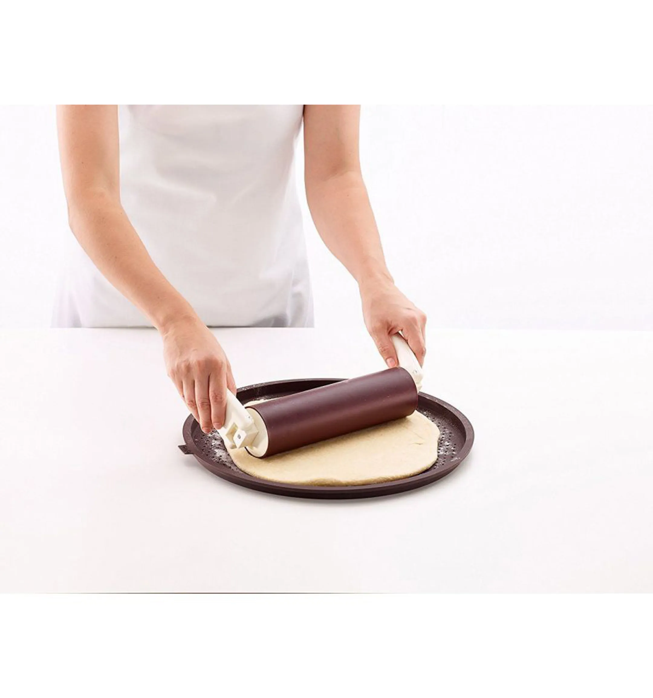 Lékué Pizzamat - Rond - Geperforeerd - 36 cm  image