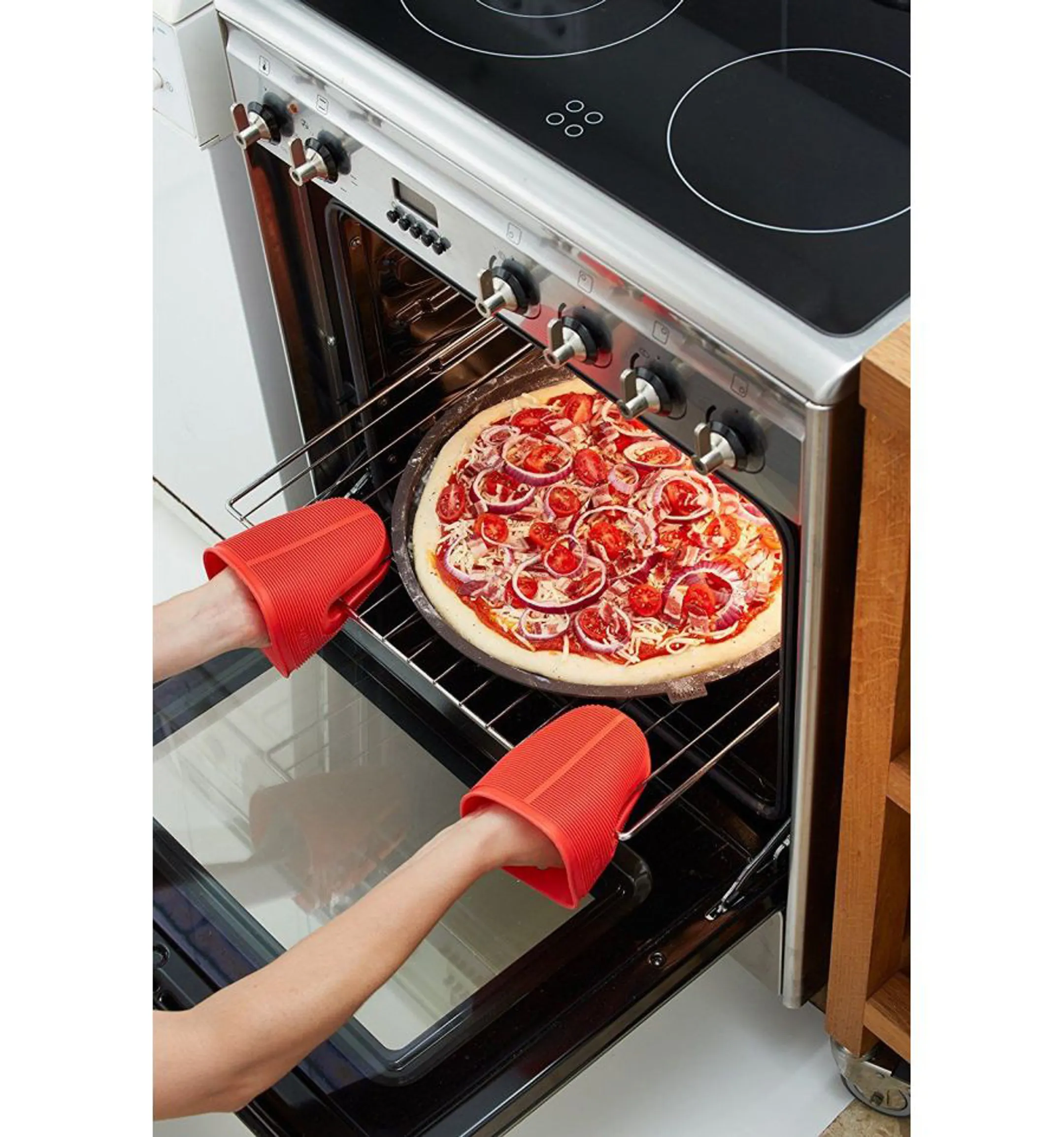 Lékué Pizzamat - Rond - Geperforeerd - 36 cm  image