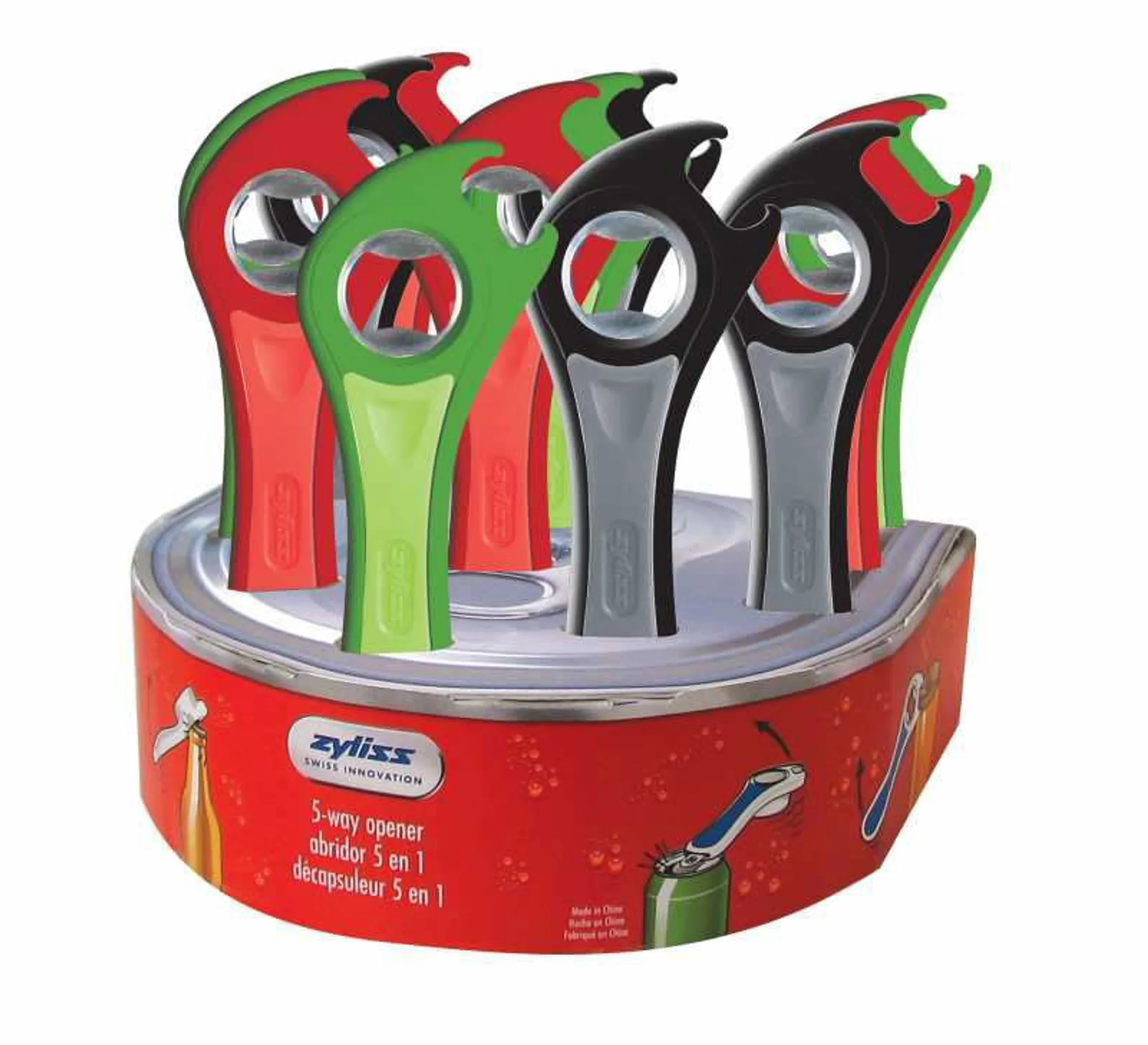 Zyliss Universele flesopener - Groen image