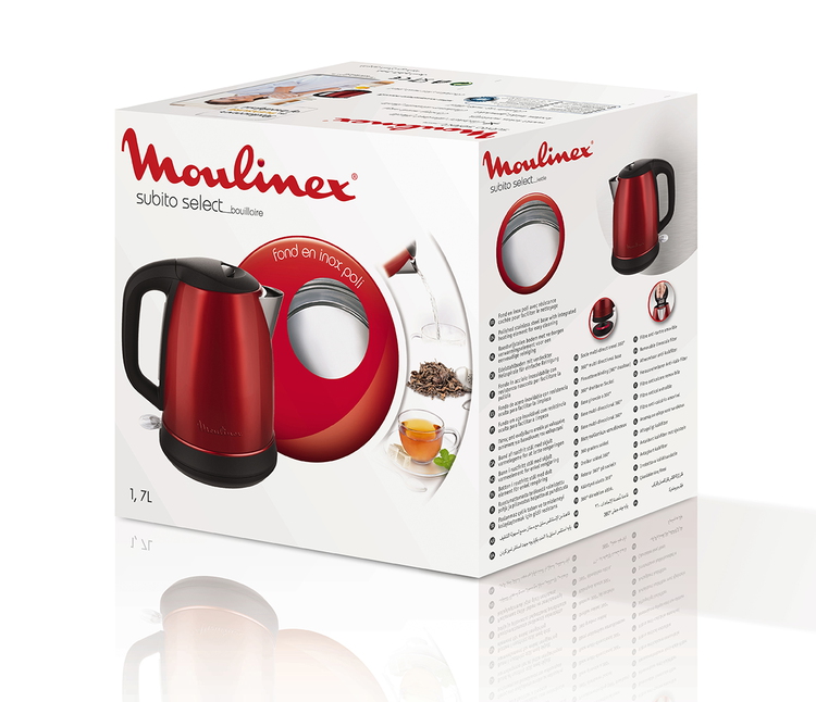 Moulinex Premiere bouilloire 1,7 L Noir - MOUBY200810 | Bouilloires