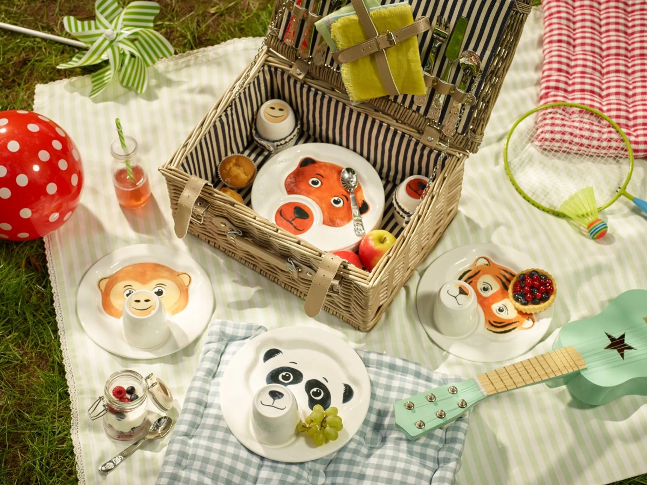 Villeroy&Boch Bord met beker - Animal Friends - Beer image