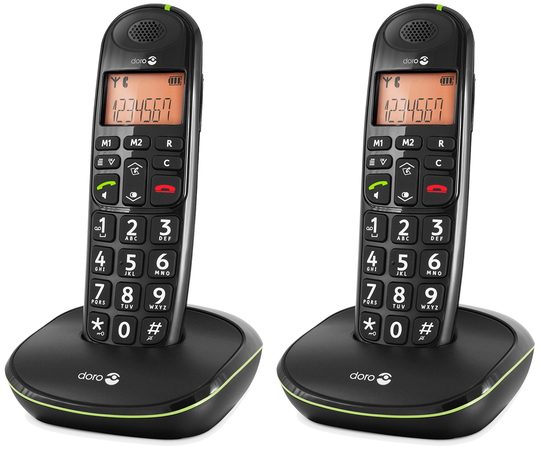 PhoneEasy 100w Duo Zwart