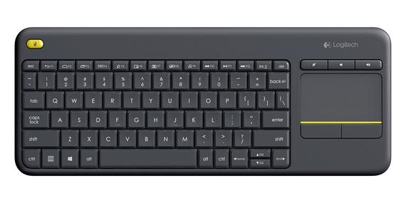 Logitech Draadloos Touch Toetsenbord K400 Plus Qwerty logitech kopen in de aanbieding