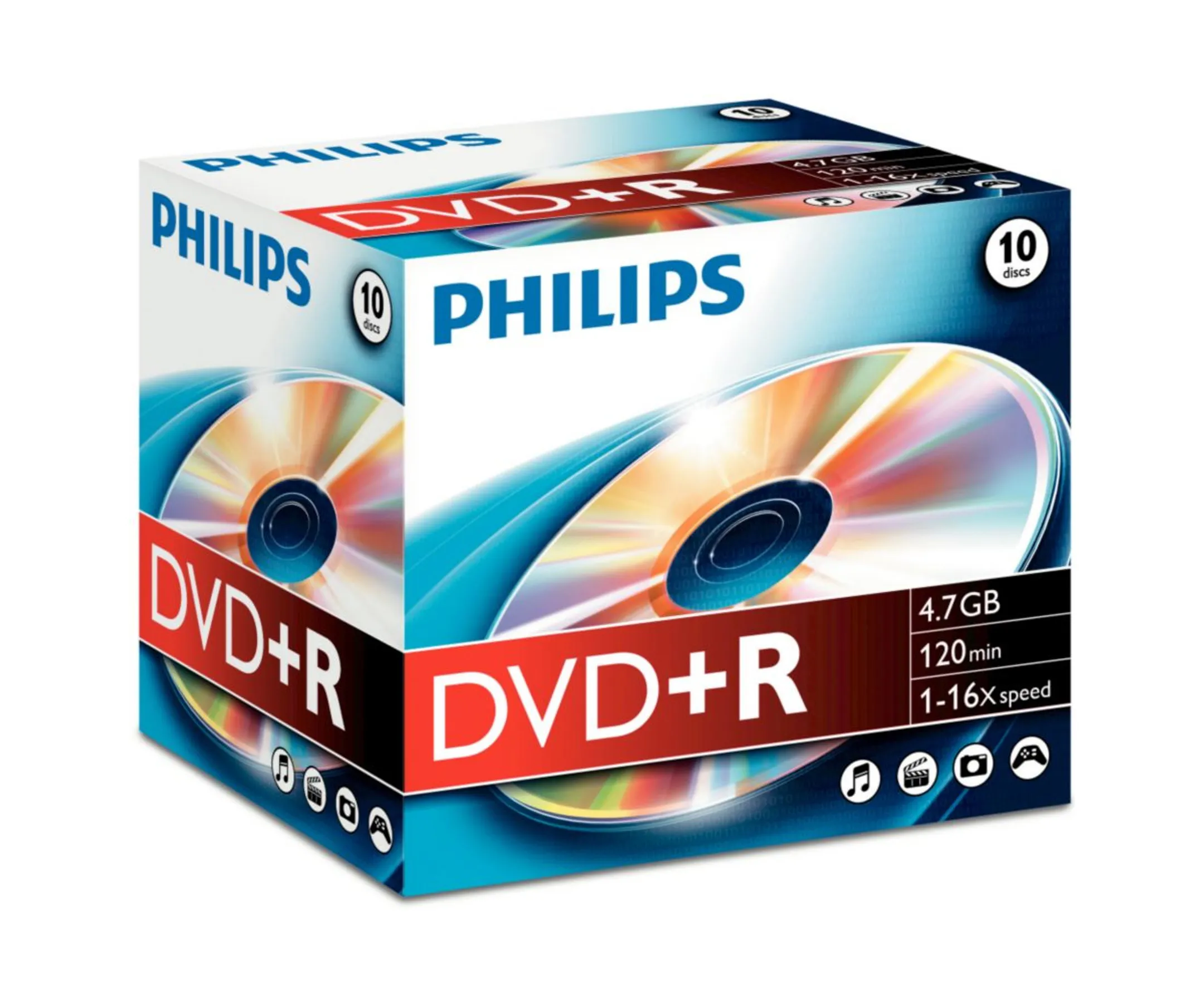 Philips Philips DVD+R DR4S6J10C/10 image