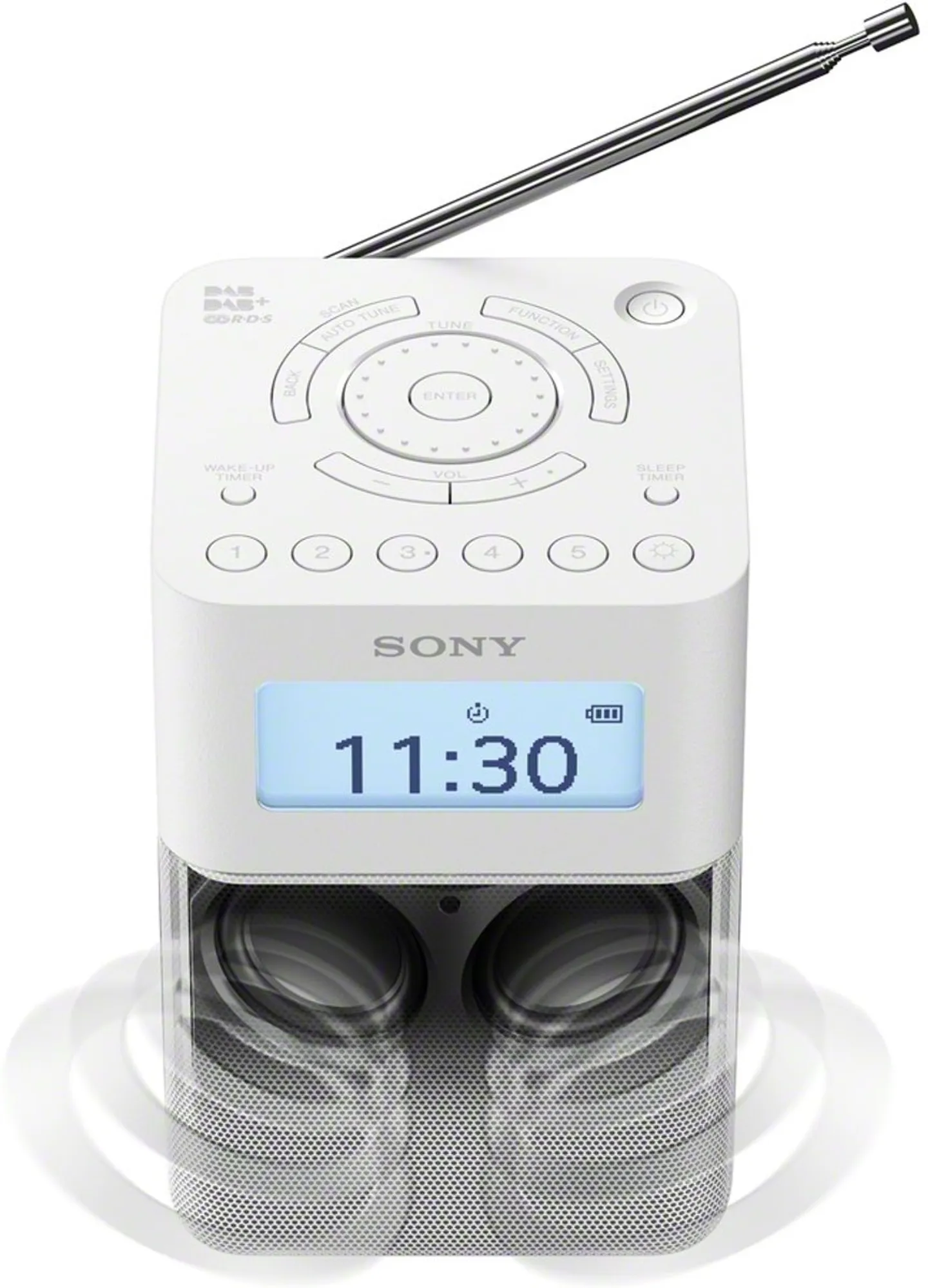 Sony XDRV20D DAB+ Radio Wit Gratis levering