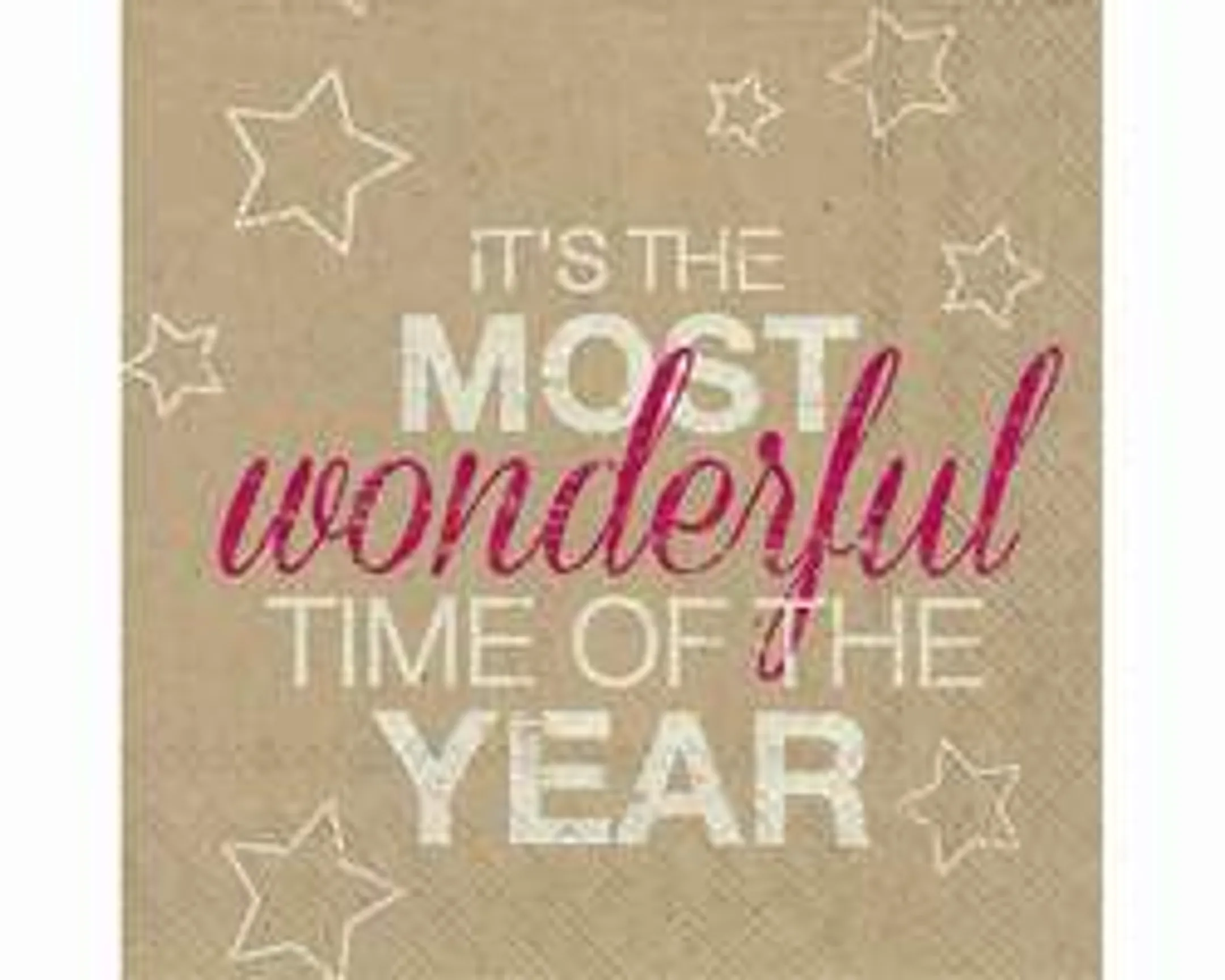 Servetten - Most wonderful time