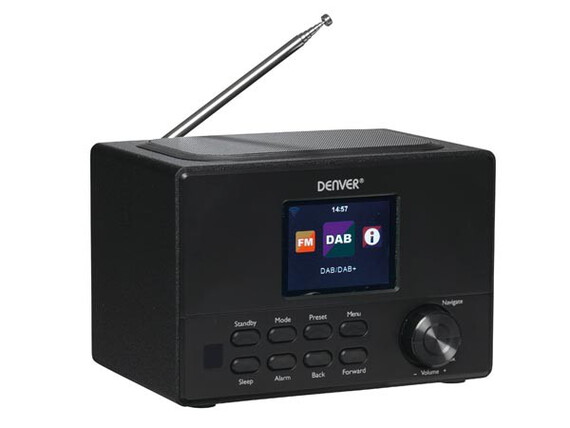 Denver Ir 120 Dab Radio Zwart denver kopen in de aanbieding
