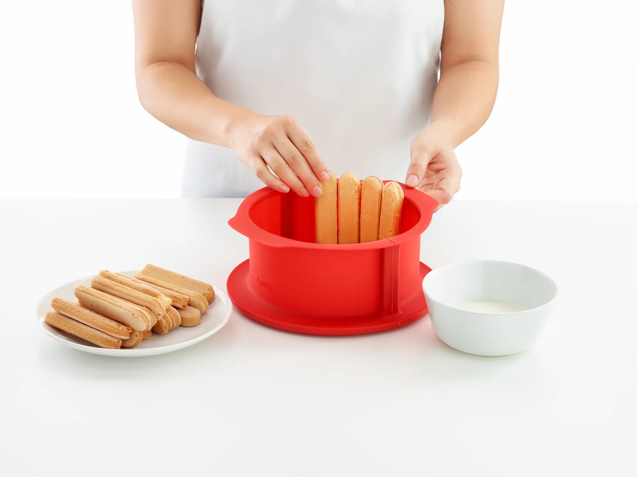 Lékué Moule à tarte - Silicone - Ø 18 cm image