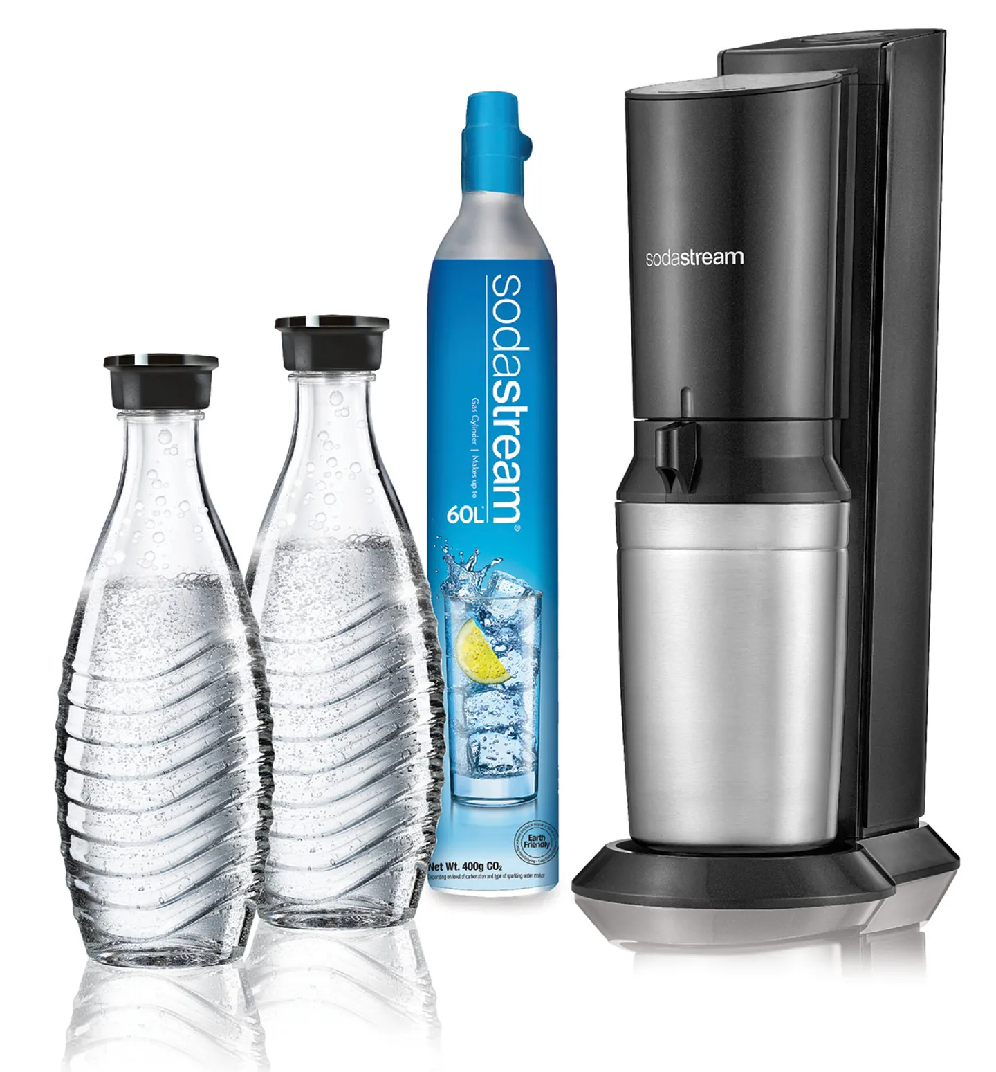 SodaStream Crystal Black MegaPack Koop met ecocheques