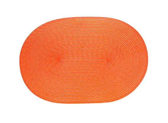 Placemat - Handgevlochten - Oranje