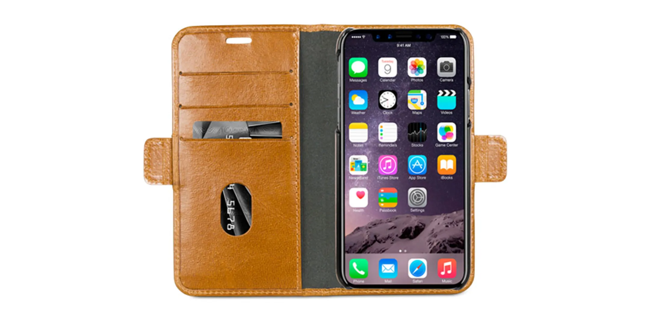 Dbramante Lynge Wallet - iPhone X - Bruin image