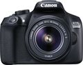 Canon EOS 1300D 18 MP Full HD Noir + objectif 18-55 mm IS II + carte SD 8 Go + sac de transport 100EG