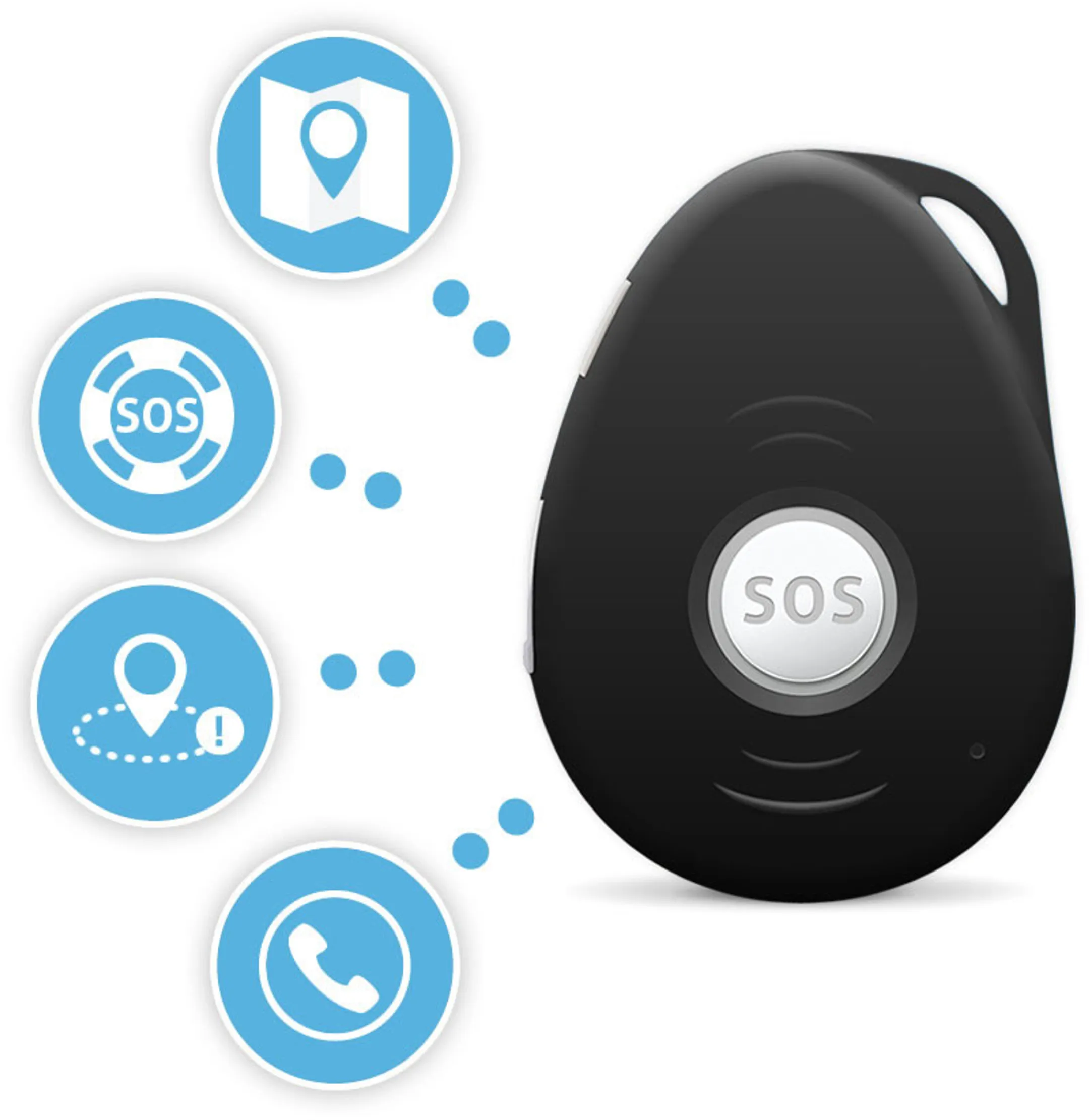 Spotter GPS-tracker met SOS-knop image