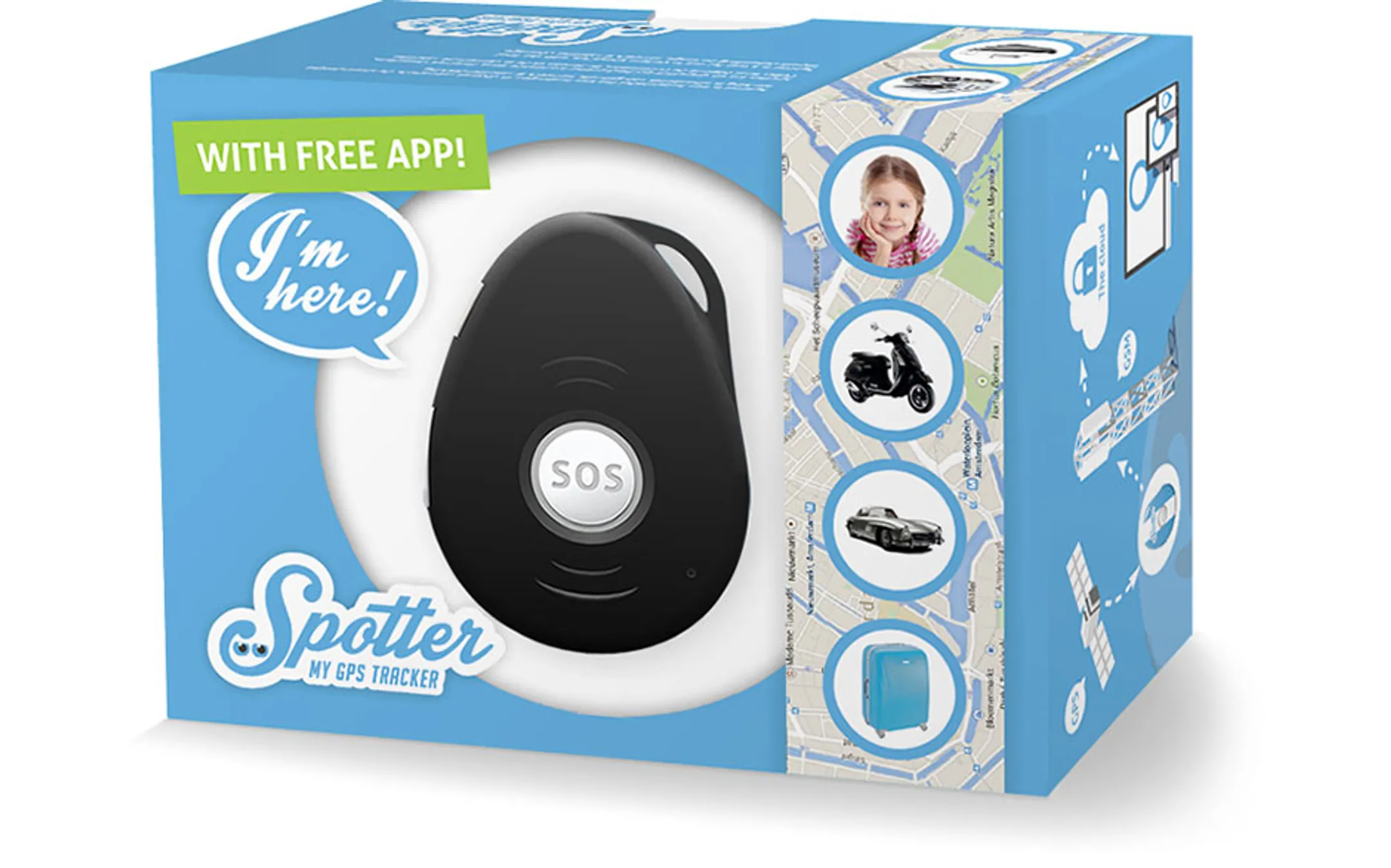 Spotter GPS-tracker met SOS-knop image
