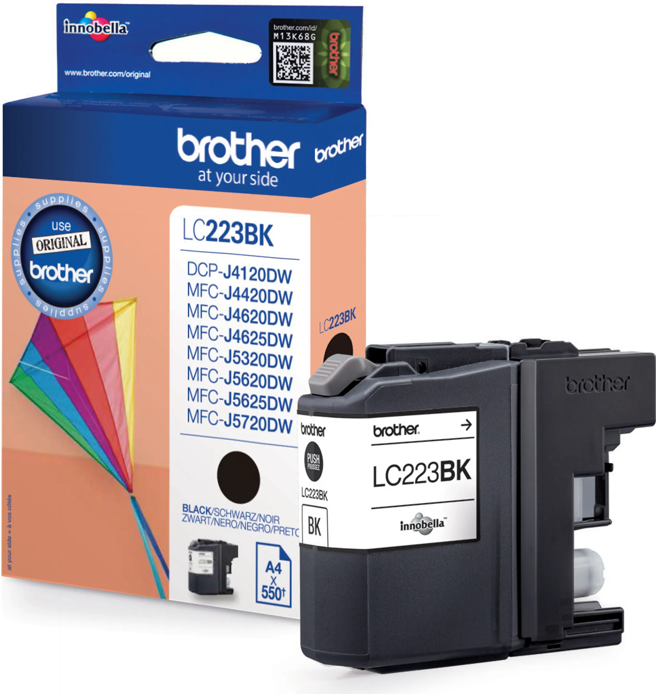 Brother Inktpatroon LC-223BK - Zwart image