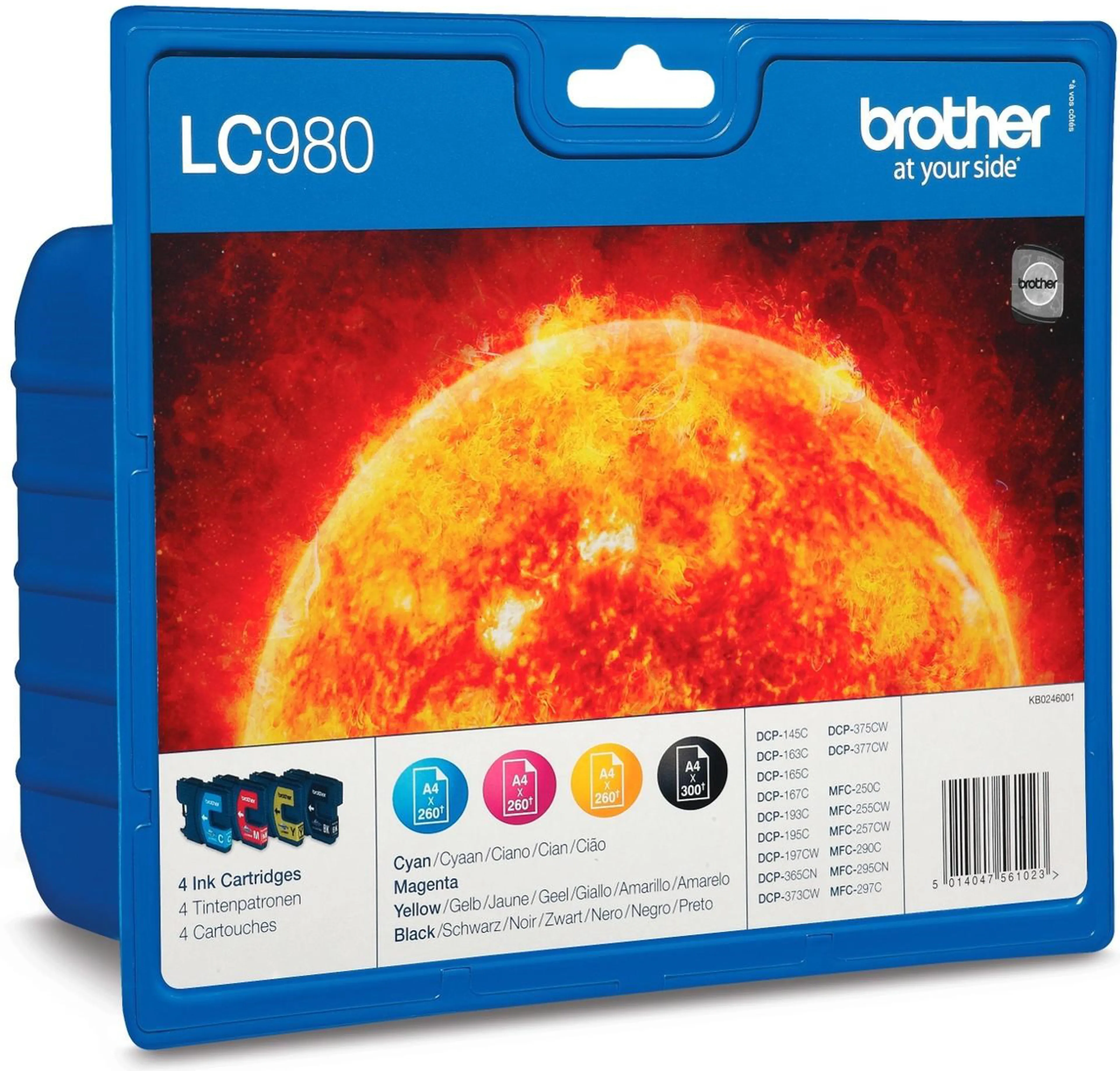 Brother LC-980 4-kleuren Value Pack image