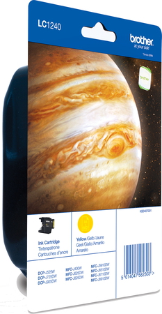 Brother Inktpatroon Lc 1240Y Geel brother kopen in de aanbieding