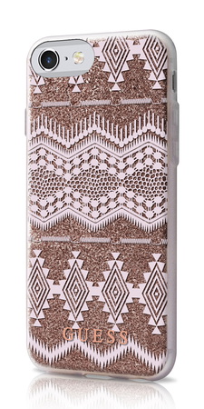 Guess Backcover Tribal Voor Iphone 7 Taupe guess kopen in de aanbieding