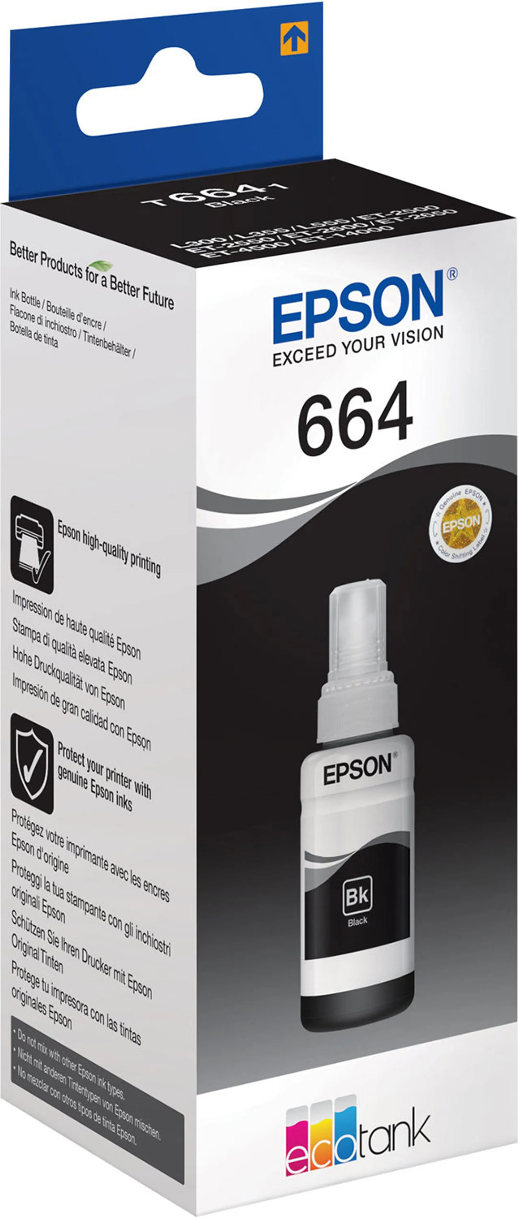Epson Bouteille EcoTank T6641 - 70 ml. - Noir image