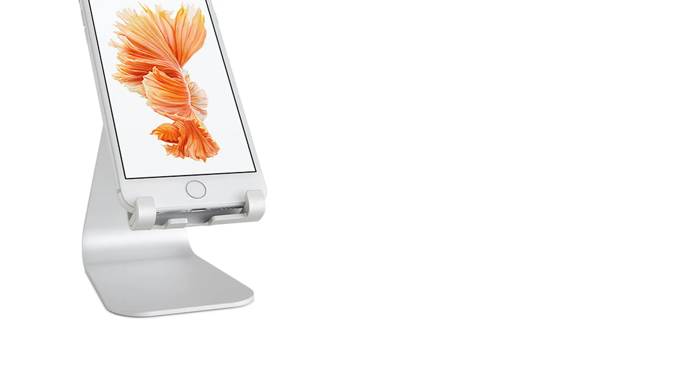 Rain Design mStand mobile support pour iPhone et iPads à 8" - Argent image