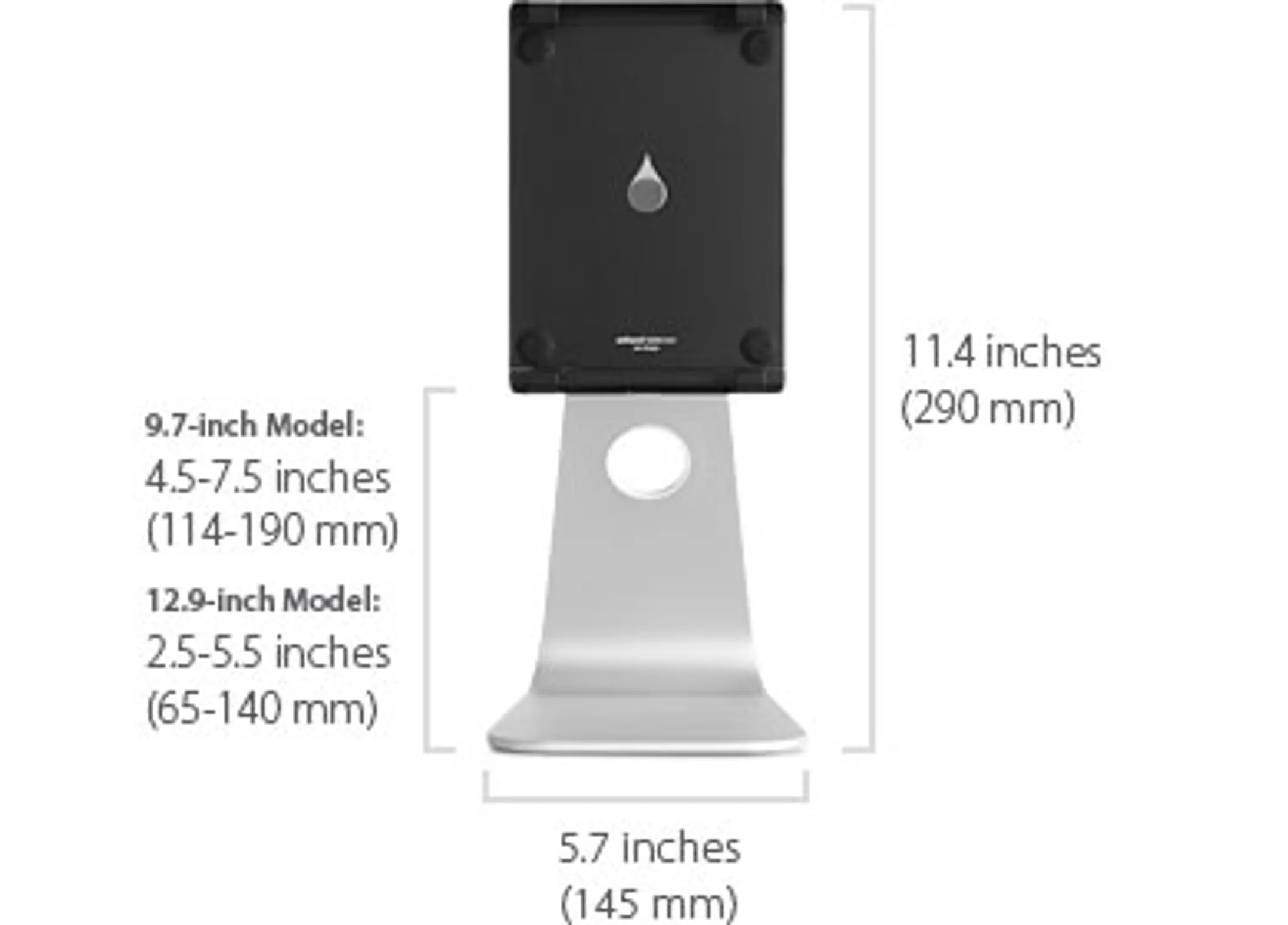 Rain Design mStand tablet pro voor iPad Pro 12,9" - Zilver image