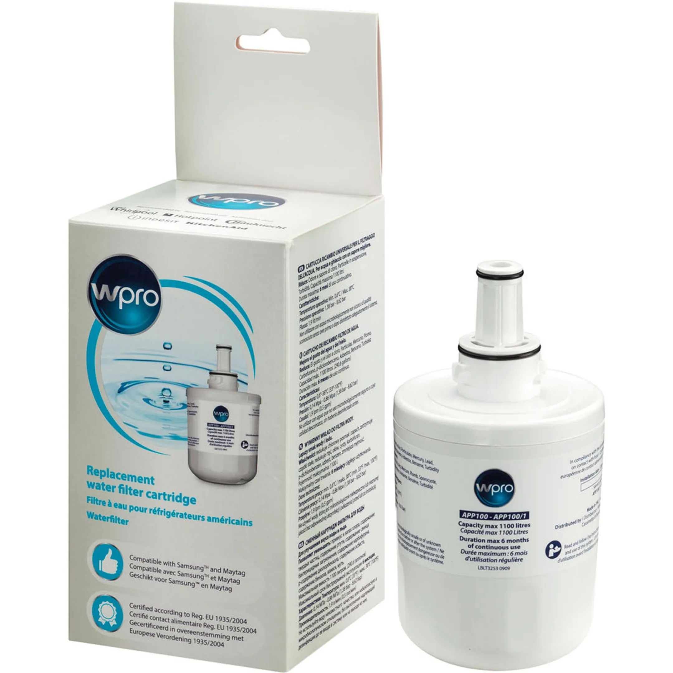 Wpro Waterfilter vervangingspatroon APP100/1 image