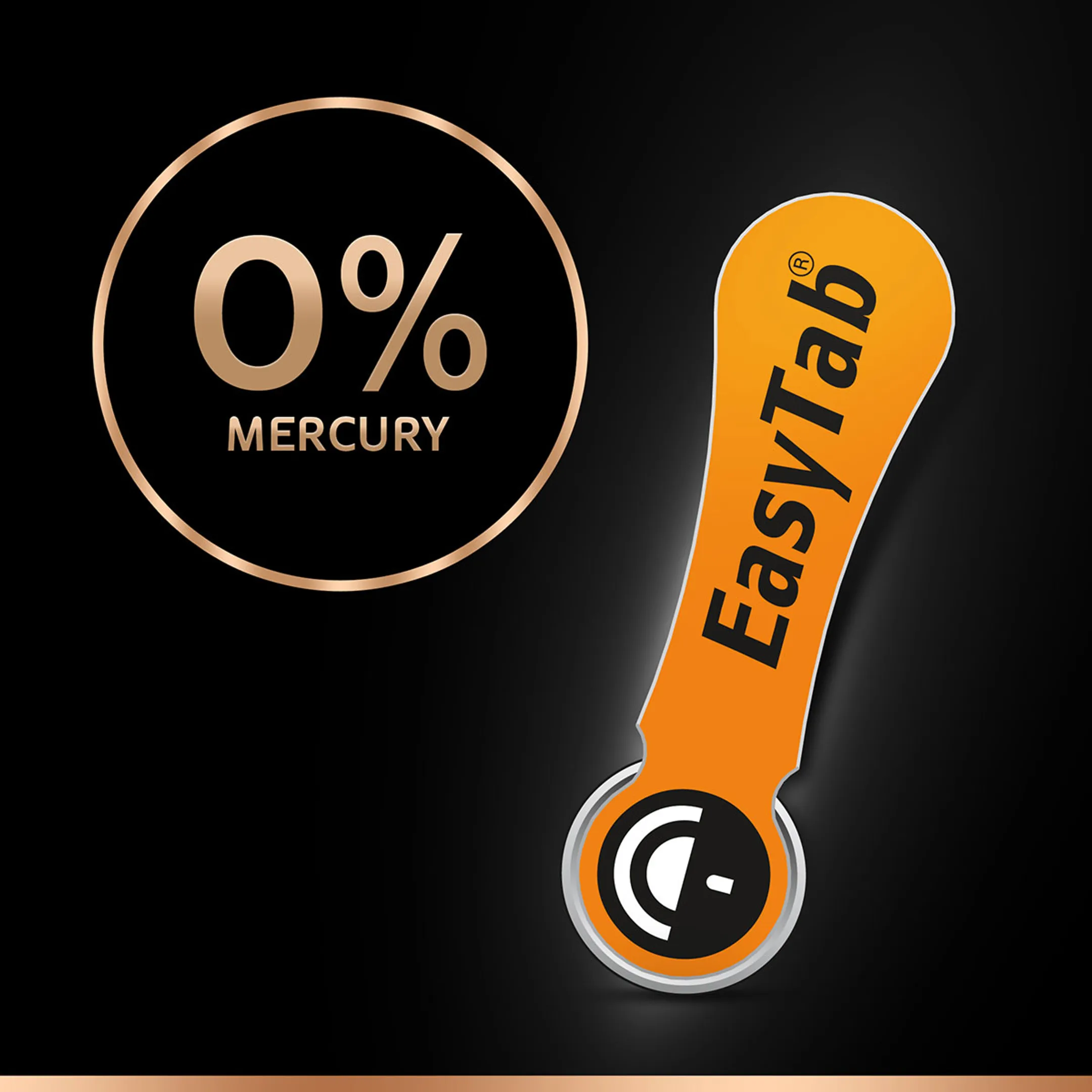 Duracell Piles Auditives Zinc-Air type 13, Lot de 6 piles image