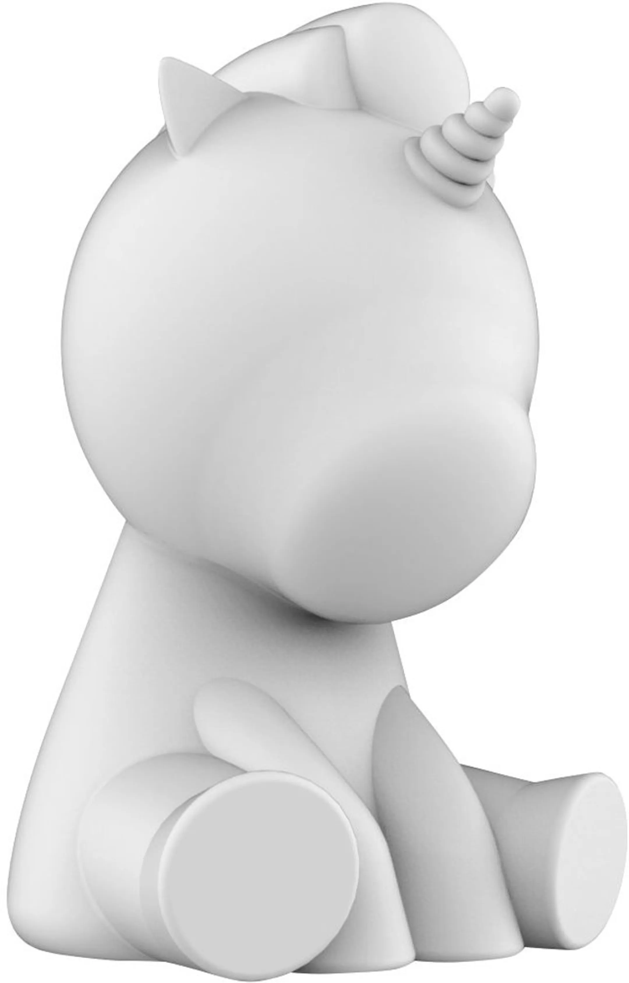 BigBen Licorne Enceinte Bluetooth - Blanc avec LED lights image