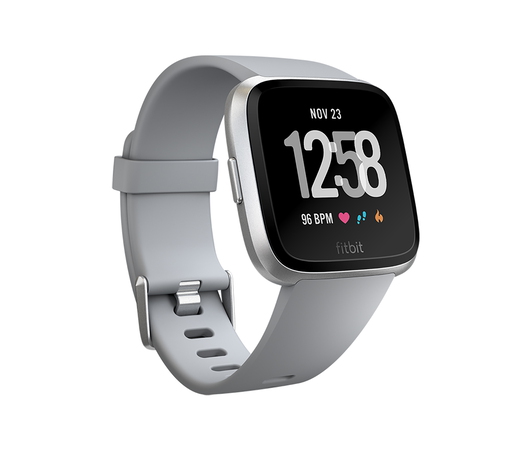 Fitbit Versa Greysilver Aluminium Sl fitbit kopen in de aanbieding
