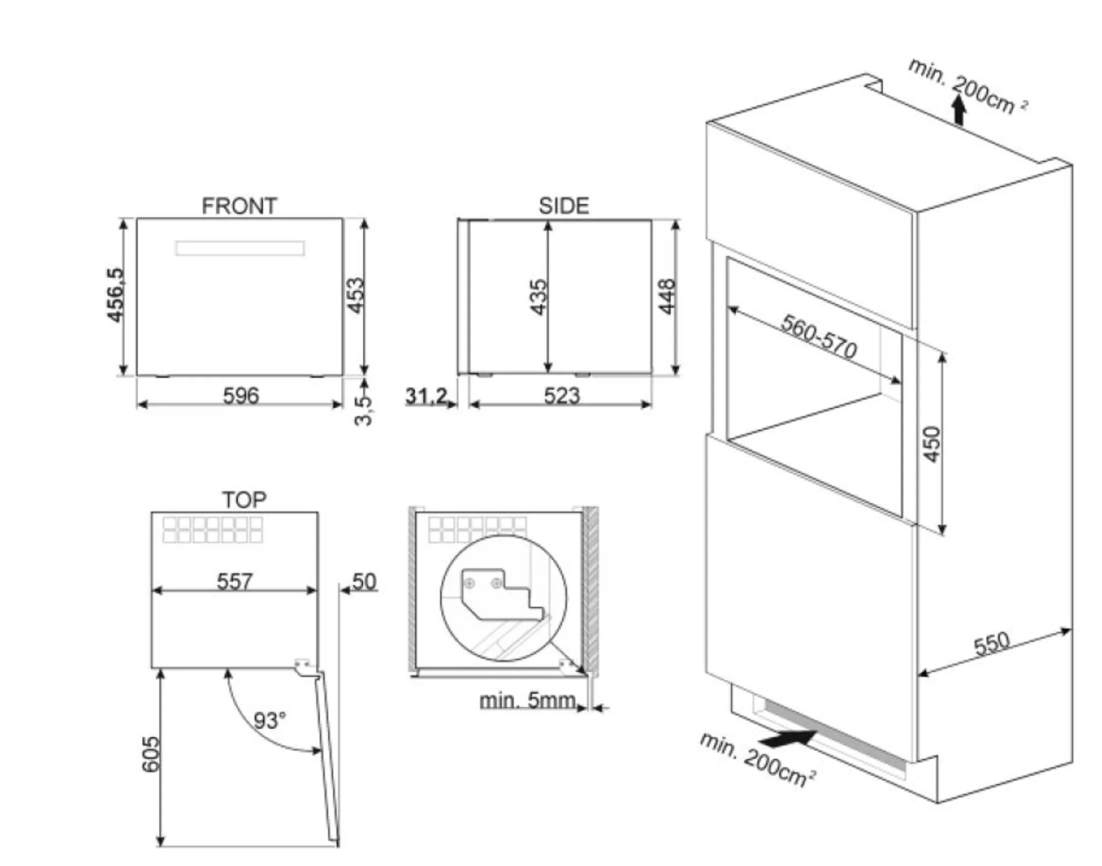 Smeg Inbouw wijnkast CVI118RWS2 image