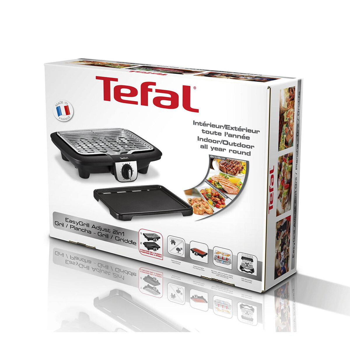 Grill Elettrico Tefal GC702D - 2000W, 6 Programmi, Superficie 40x20cm, Acciaio Inox - Foto 2