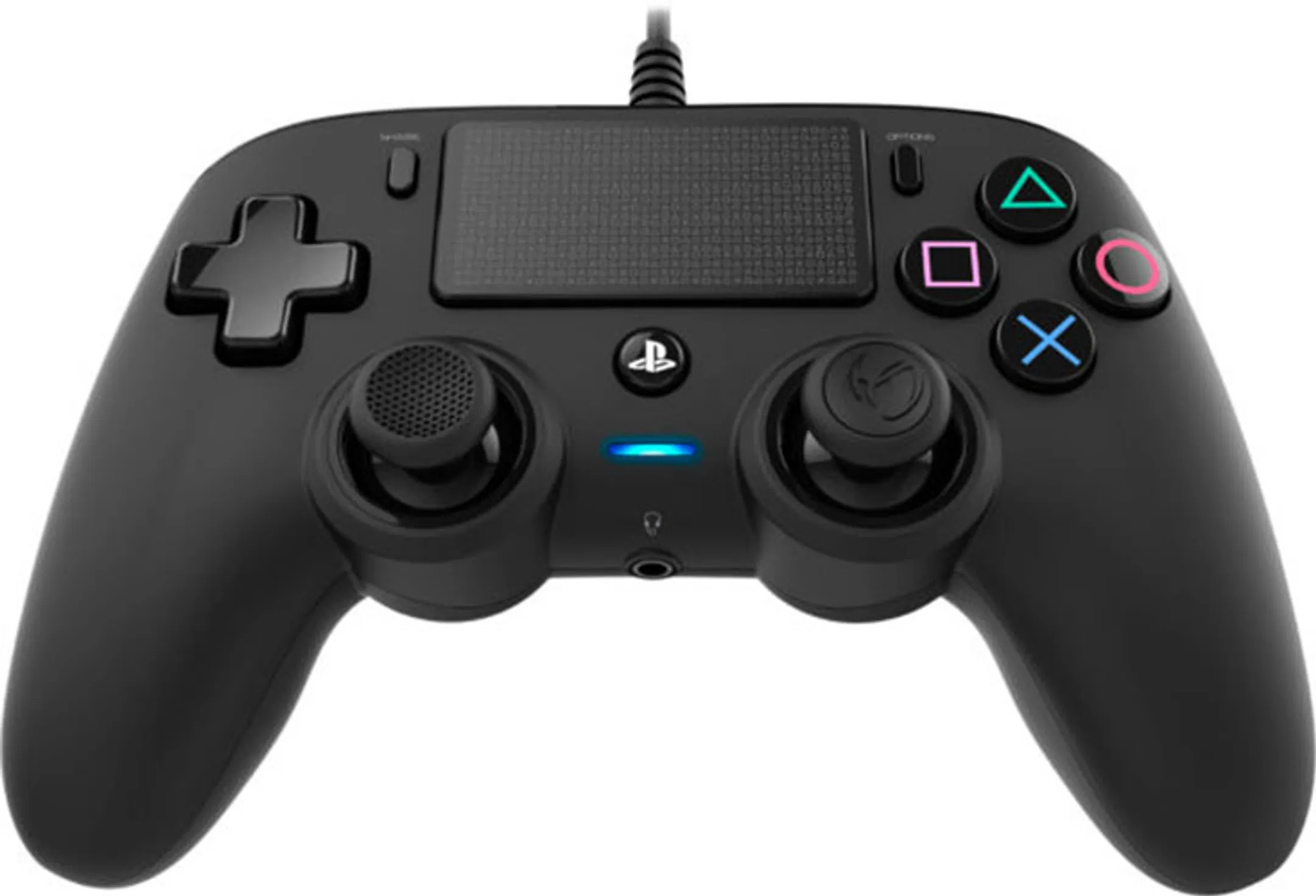 Nacon PS4 Wired Compact Controller - Zwart image