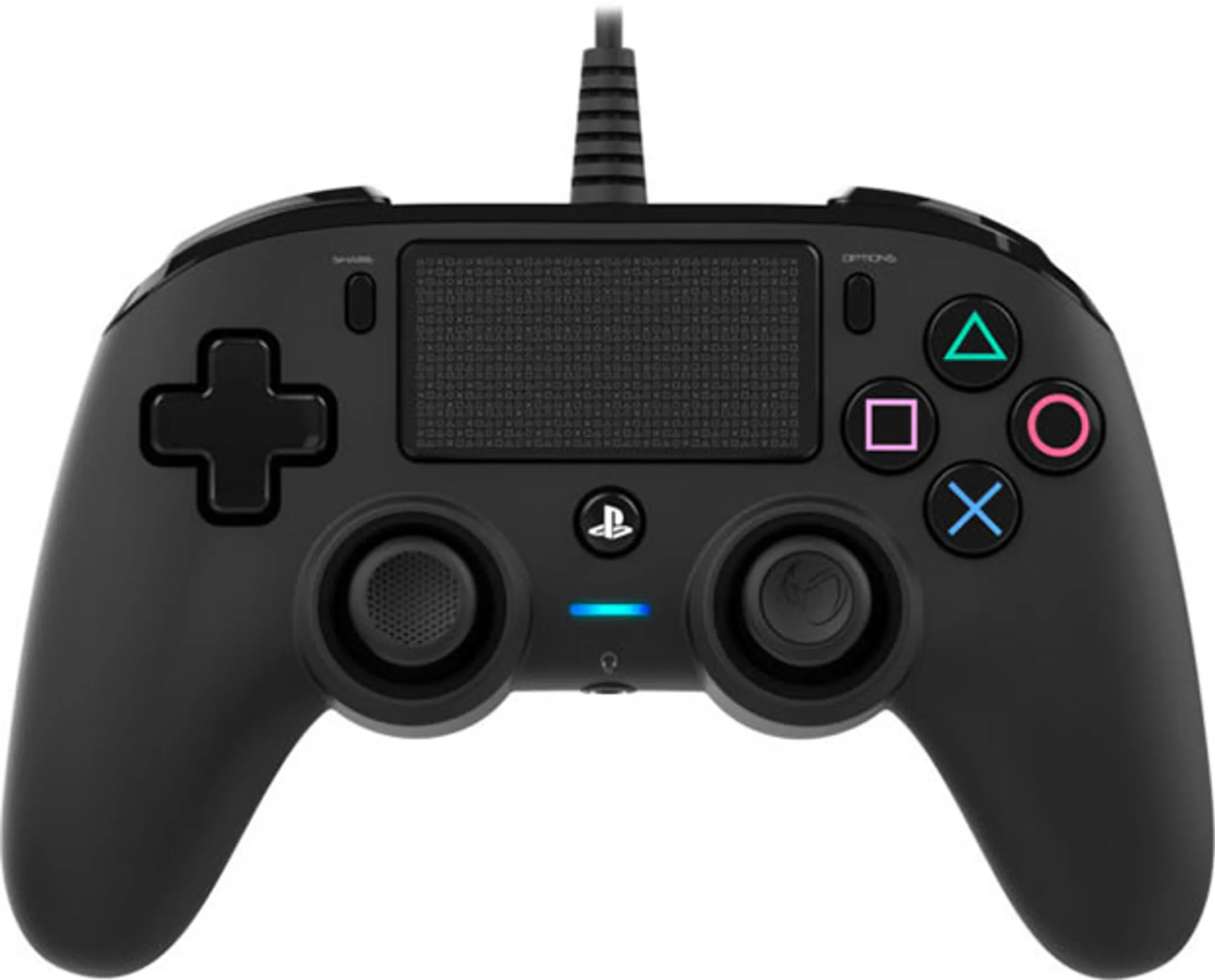 Nacon PS4 Wired Compact Controller - Zwart image