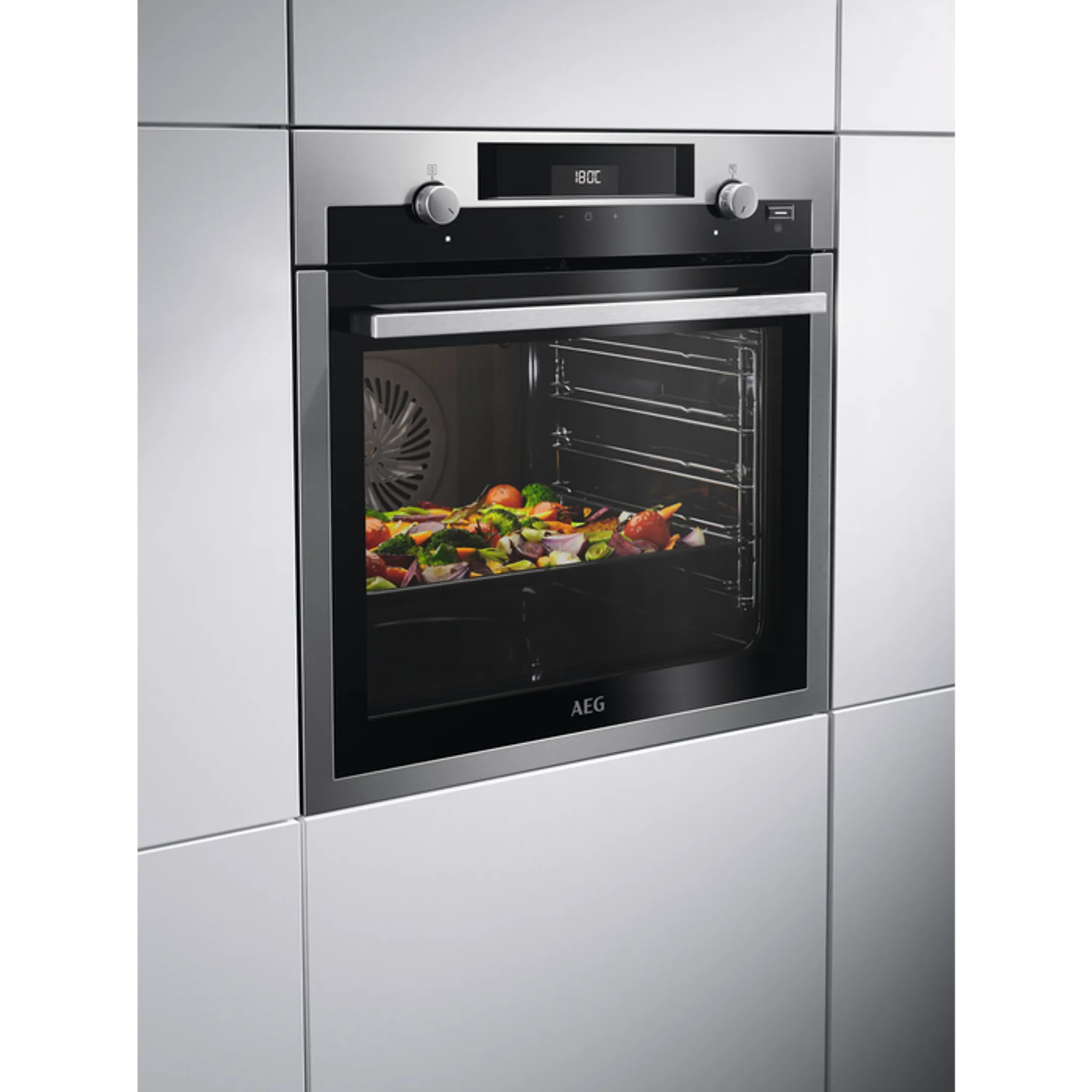 AEG Inbouw oven BCS455020M SteamBake  image