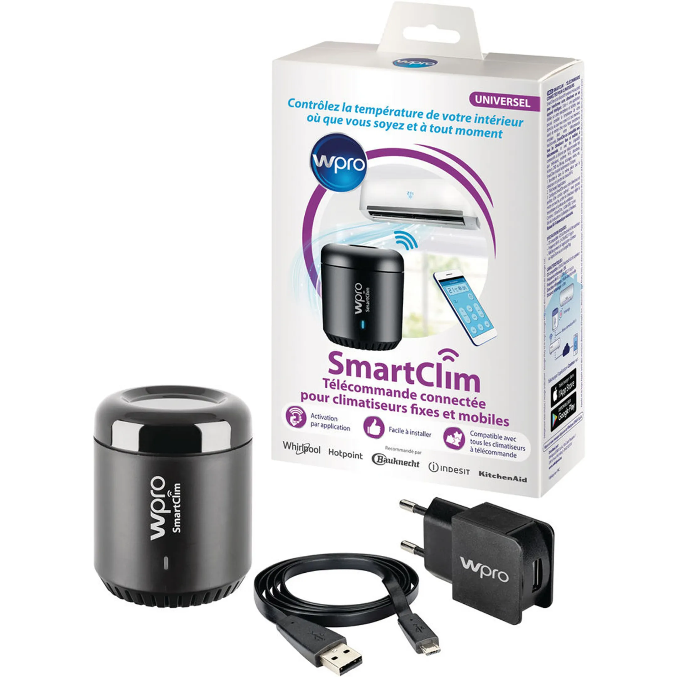 Wpro SmartClim - Universele Wi-Fi afstandsbediening SMART2 image