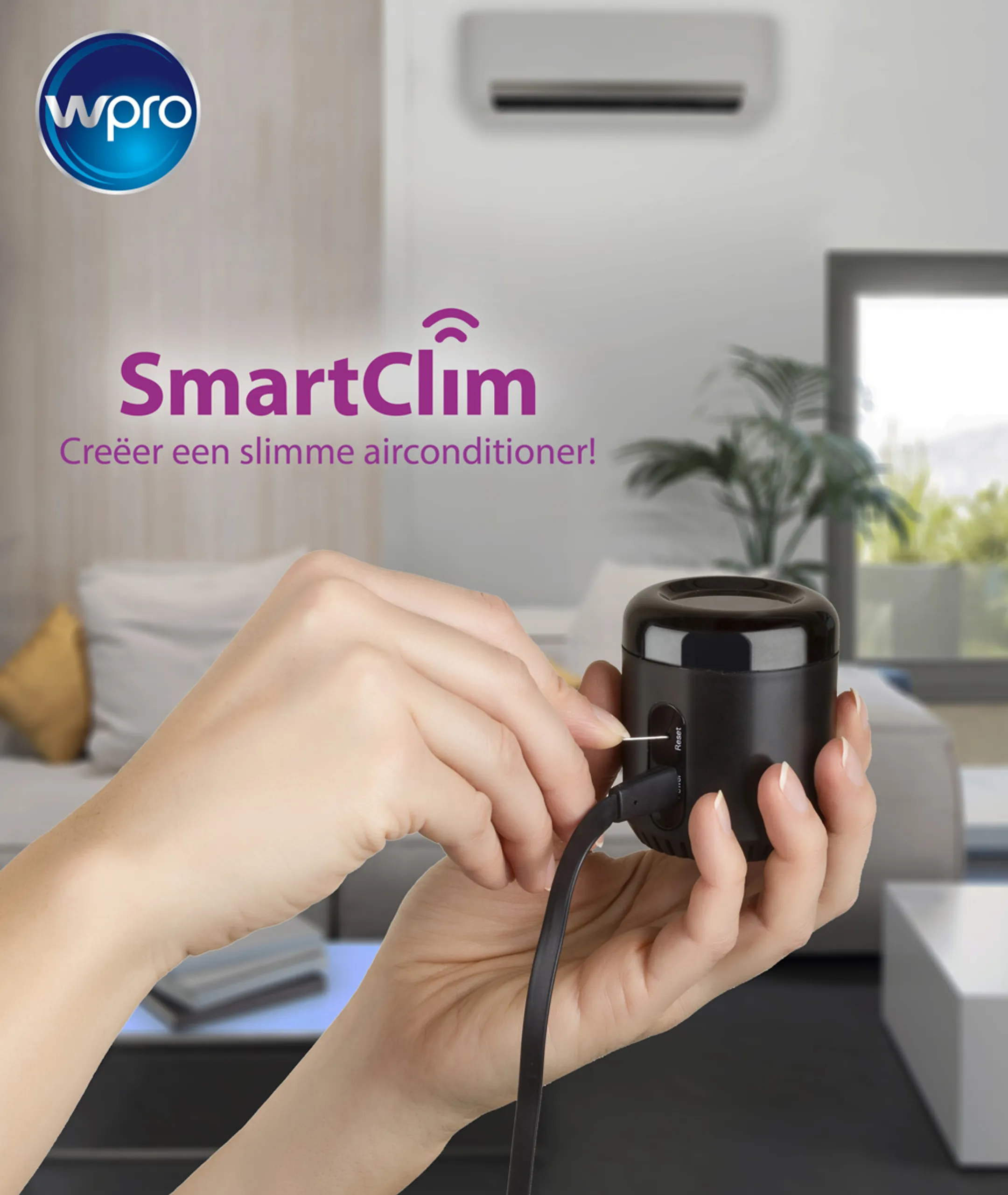 Wpro SmartClim - Universele Wi-Fi afstandsbediening SMART2 image