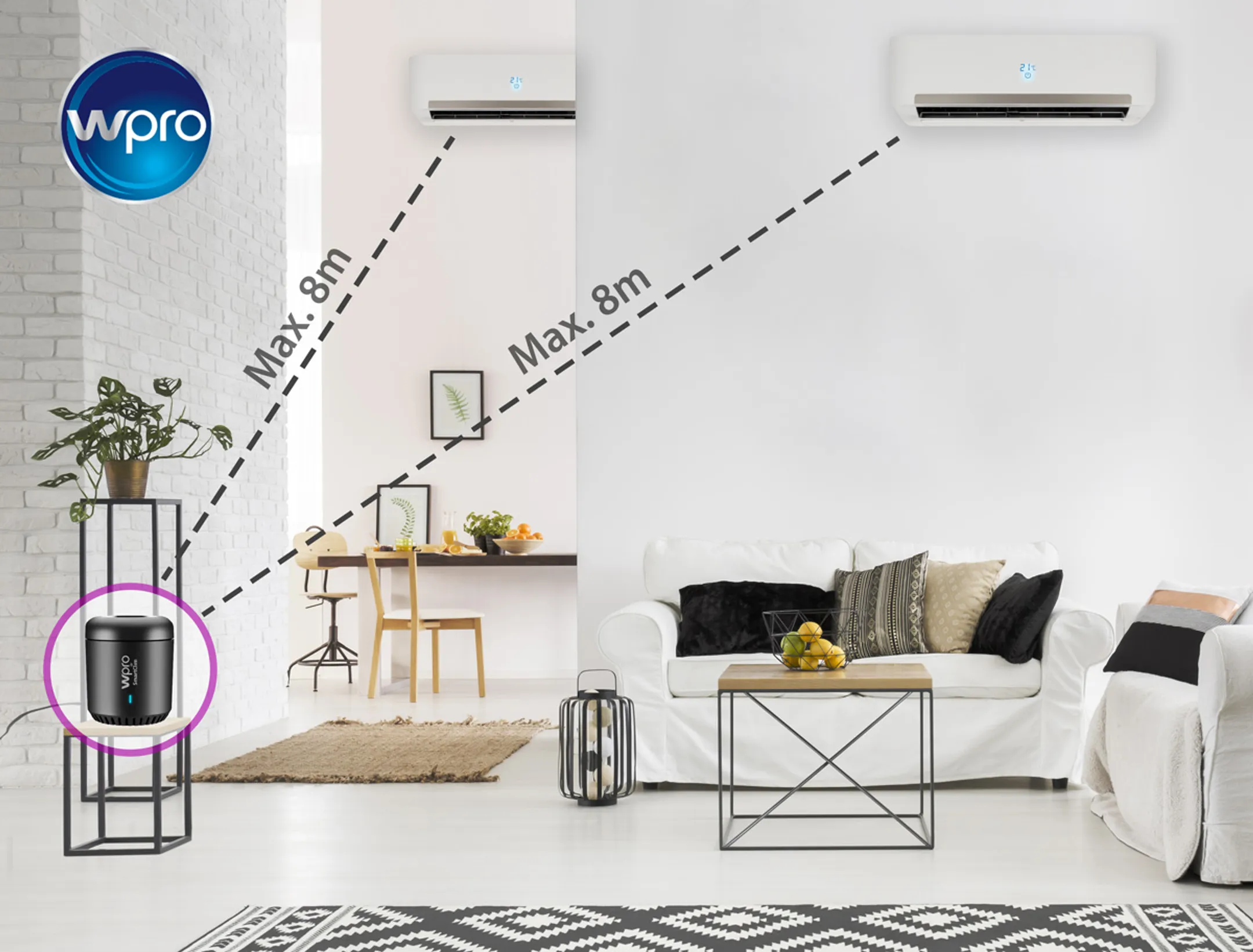 Wpro SmartClim - Universele Wi-Fi afstandsbediening SMART2 image