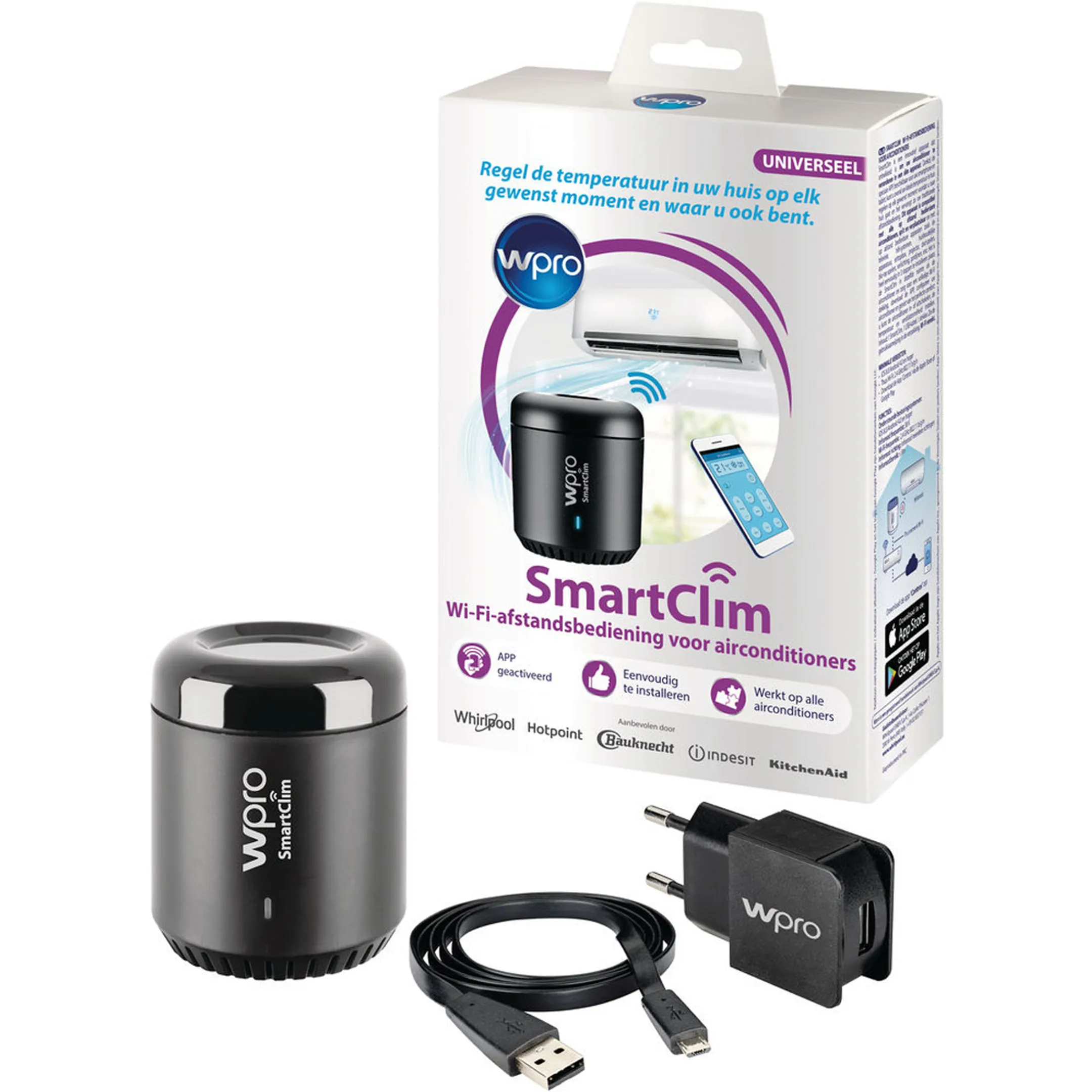 Wpro SmartClim - Universele Wi-Fi afstandsbediening SMART2 image
