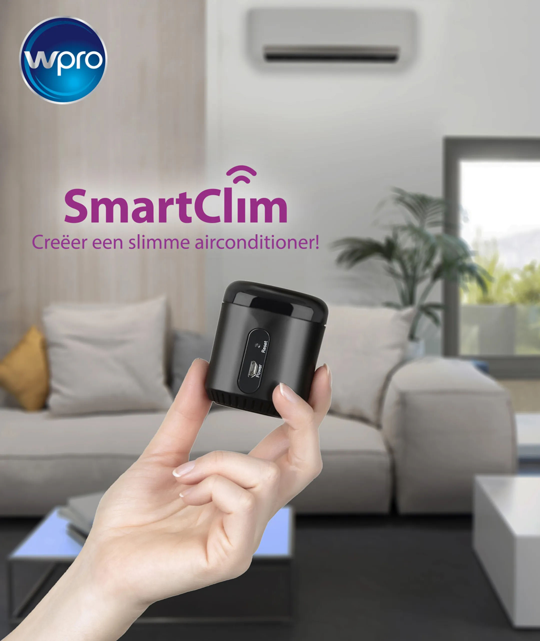 Wpro SmartClim - Universele Wi-Fi afstandsbediening SMART2 image