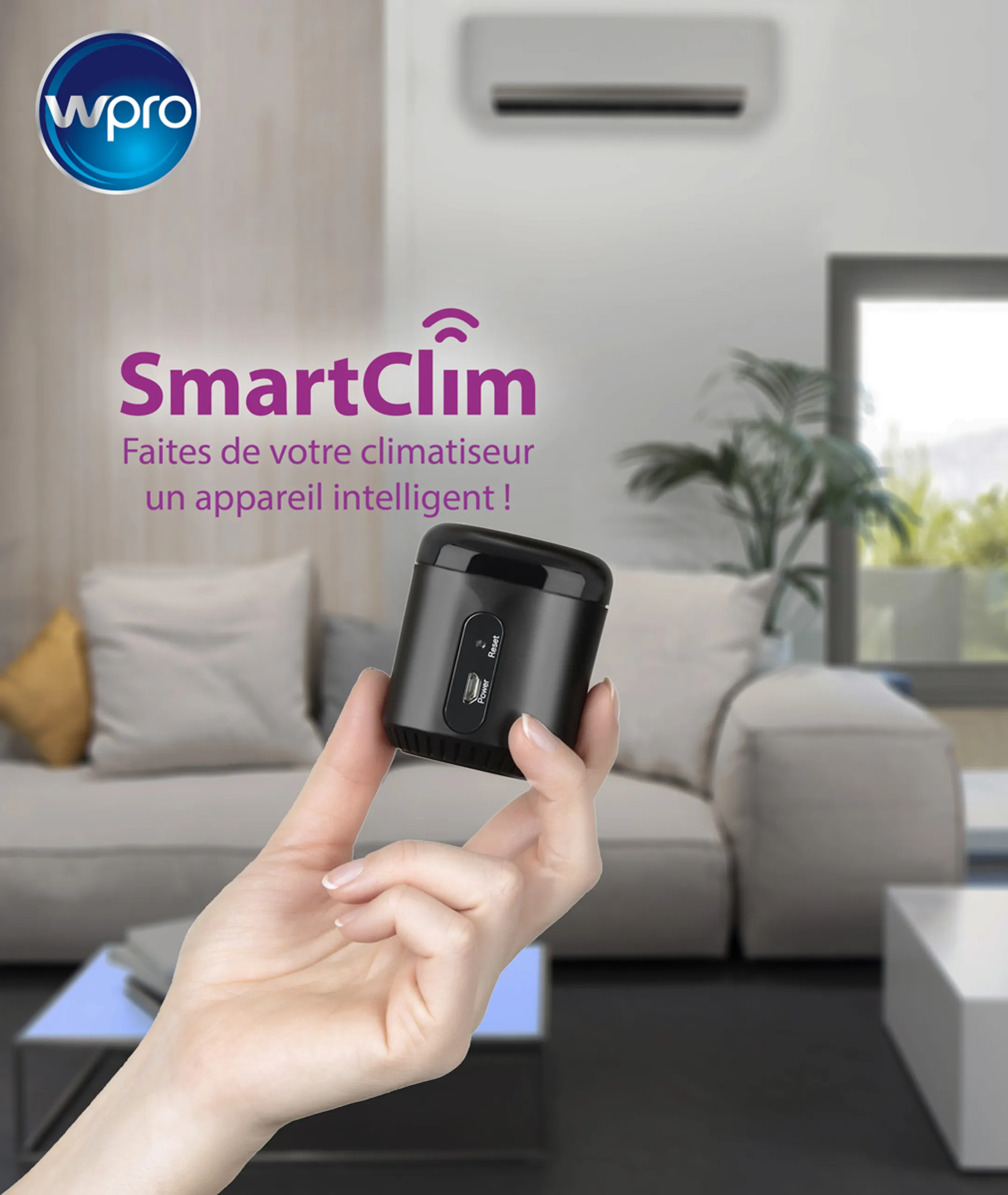 Wpro SmartClim - Universele Wi-Fi afstandsbediening SMART2 image