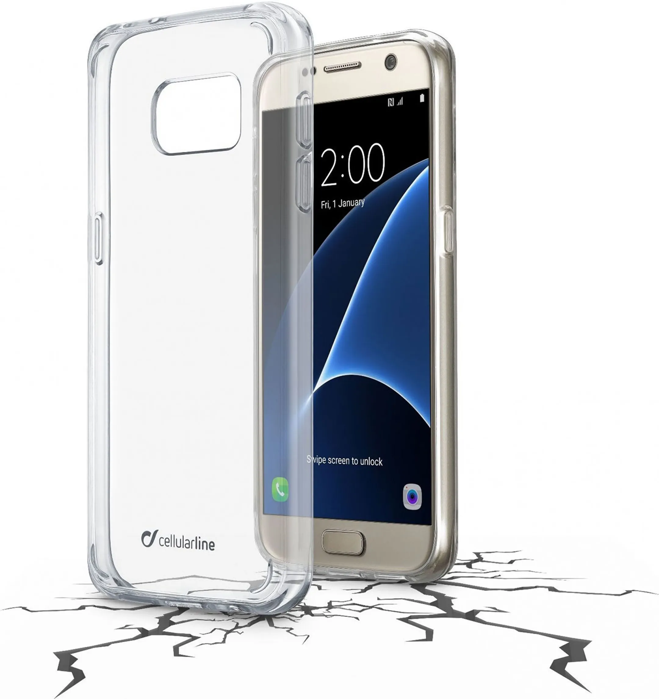 Cellular Line Clear Duo pour Galaxy S7 image