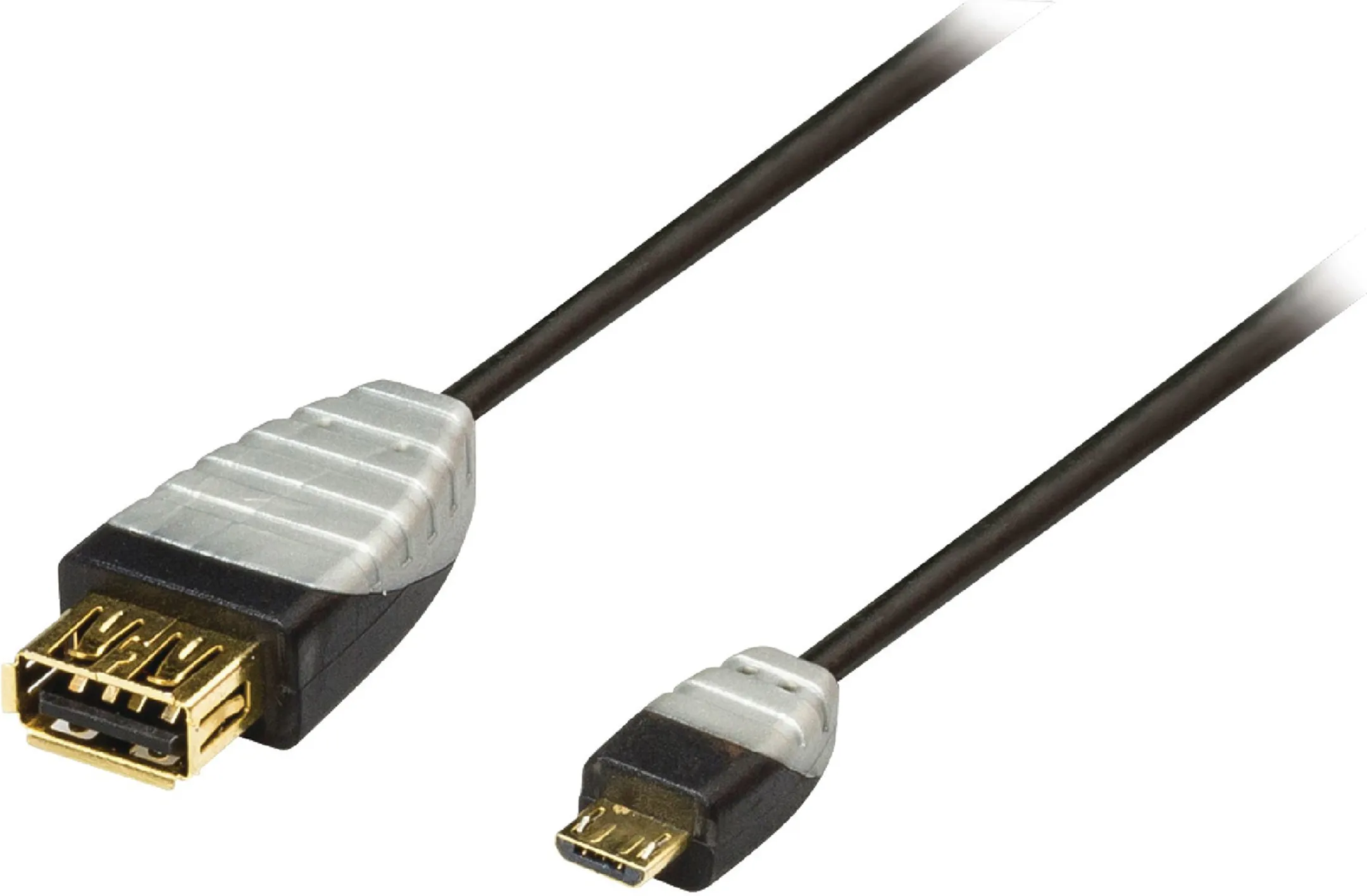 Bandridge USB A (Female) naar micro USB-adapter - 20 cm - BBM60515B02 image