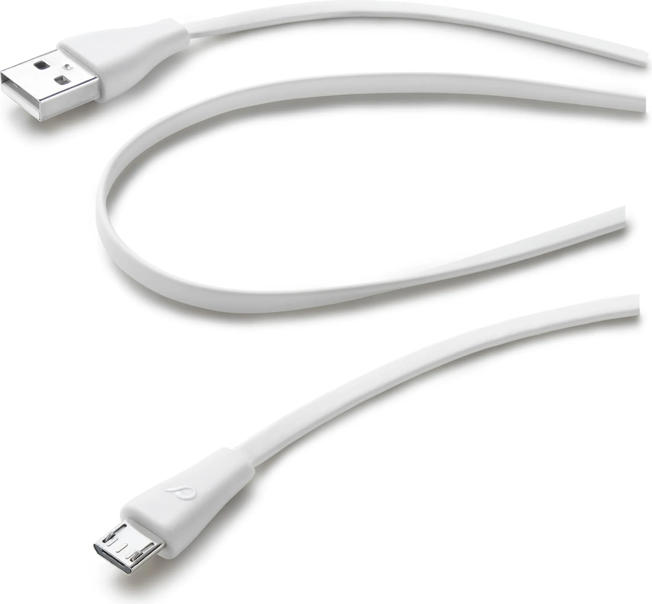 Flat micro USB naar USB A-kabel - 1 m
